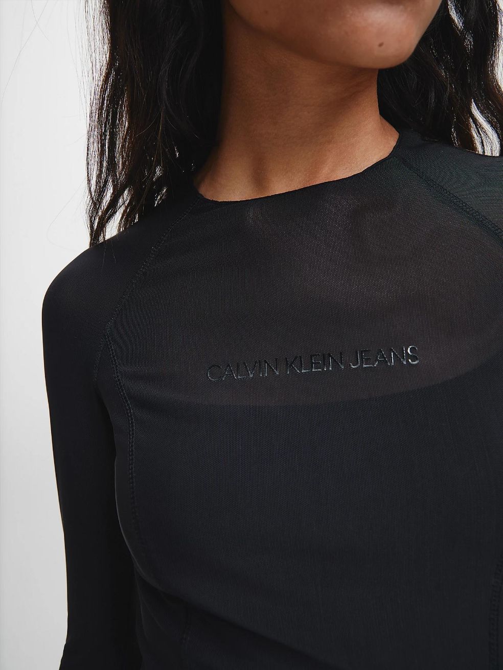 Calvin Klein Jeans - Bodycon Mesh Top - Image 5