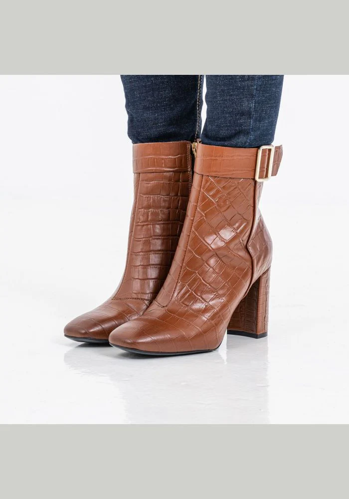 Tommy Hilfiger - Croco Look High Heel - Image 6
