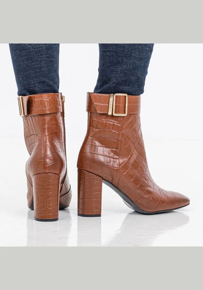 Tommy Hilfiger - Croco Look High Heel - Image 7