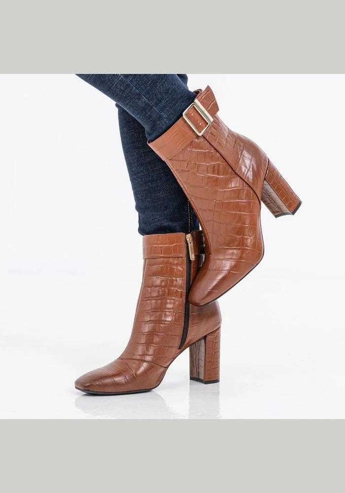Tommy Hilfiger - Croco Look High Heel - Image 8