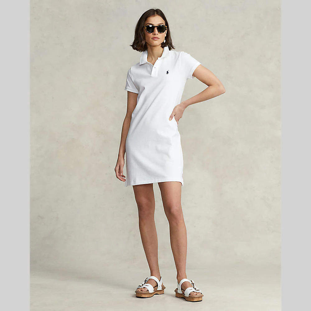 Polo Ralph Lauren - Cotton Mesh Polo Dress - Image 5