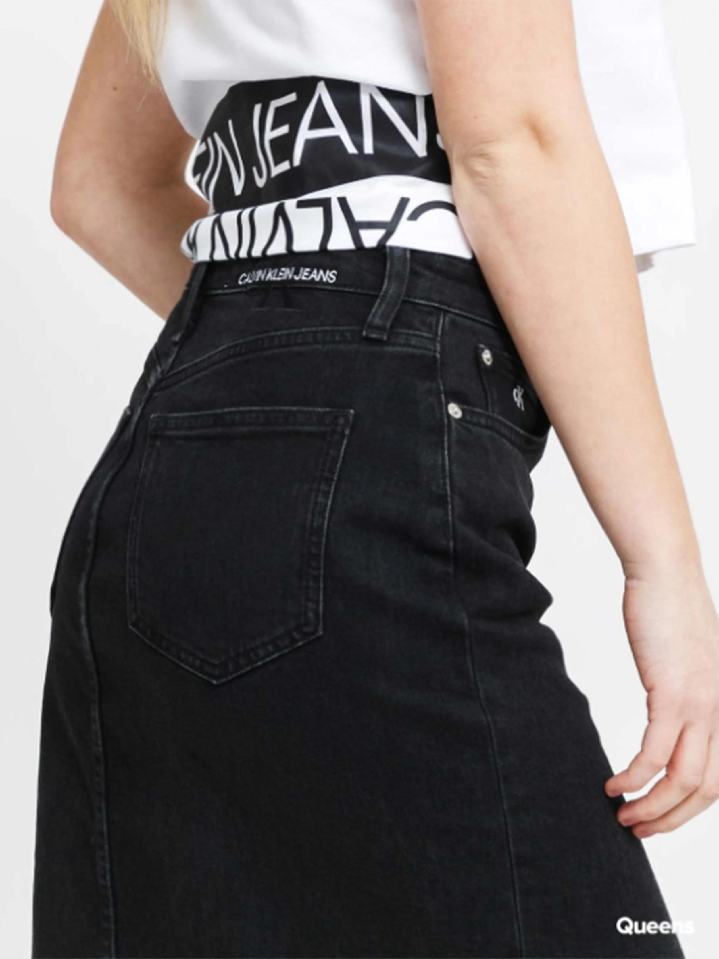 Calvin Klein Jeans - High Rise Midi Skirt - Image 4