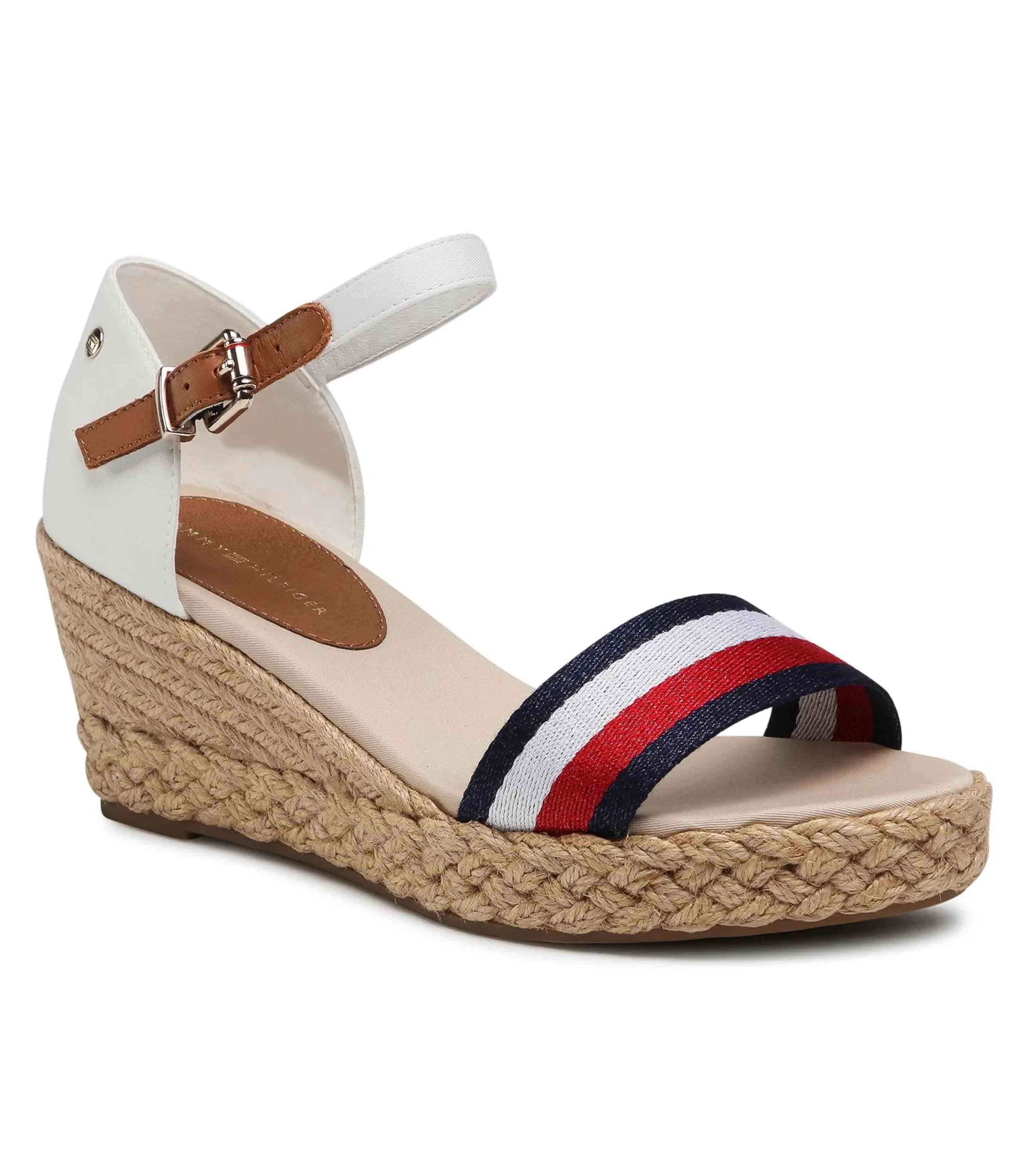 Tommy Hilfiger - Espadrilles Shimmery Ribbon Mid Wedge Sandal - Image 2