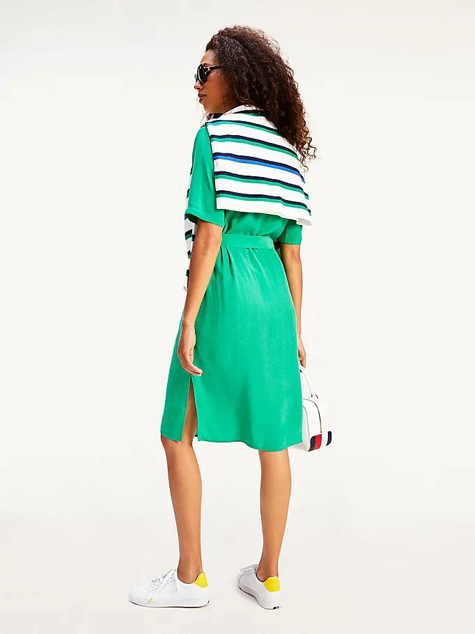 Tommy Hilfiger - Cupro F&F Knee Dress - Image 3