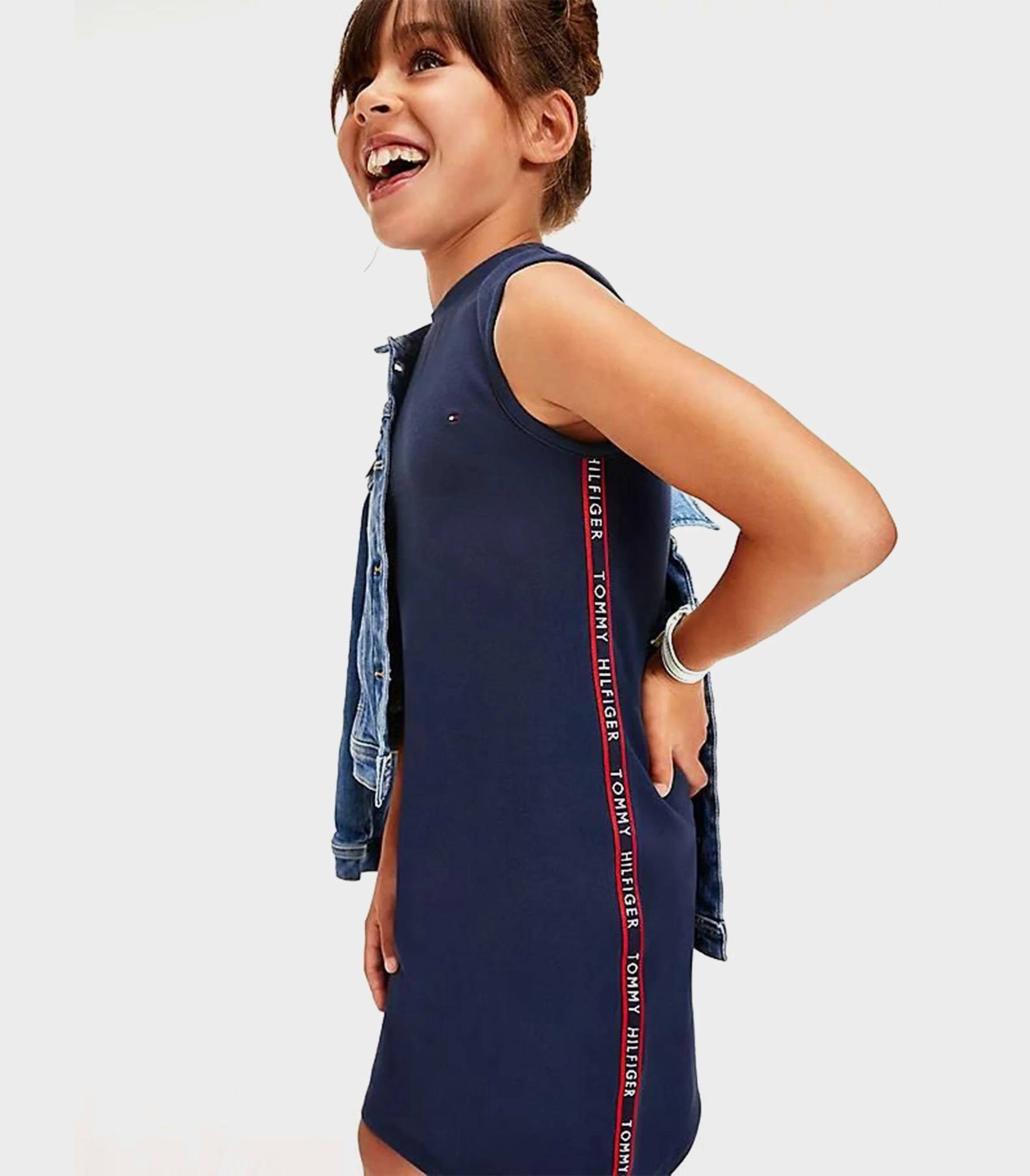 Tommy Hilfiger  - Girls' Tape Sports Dress - Image 4