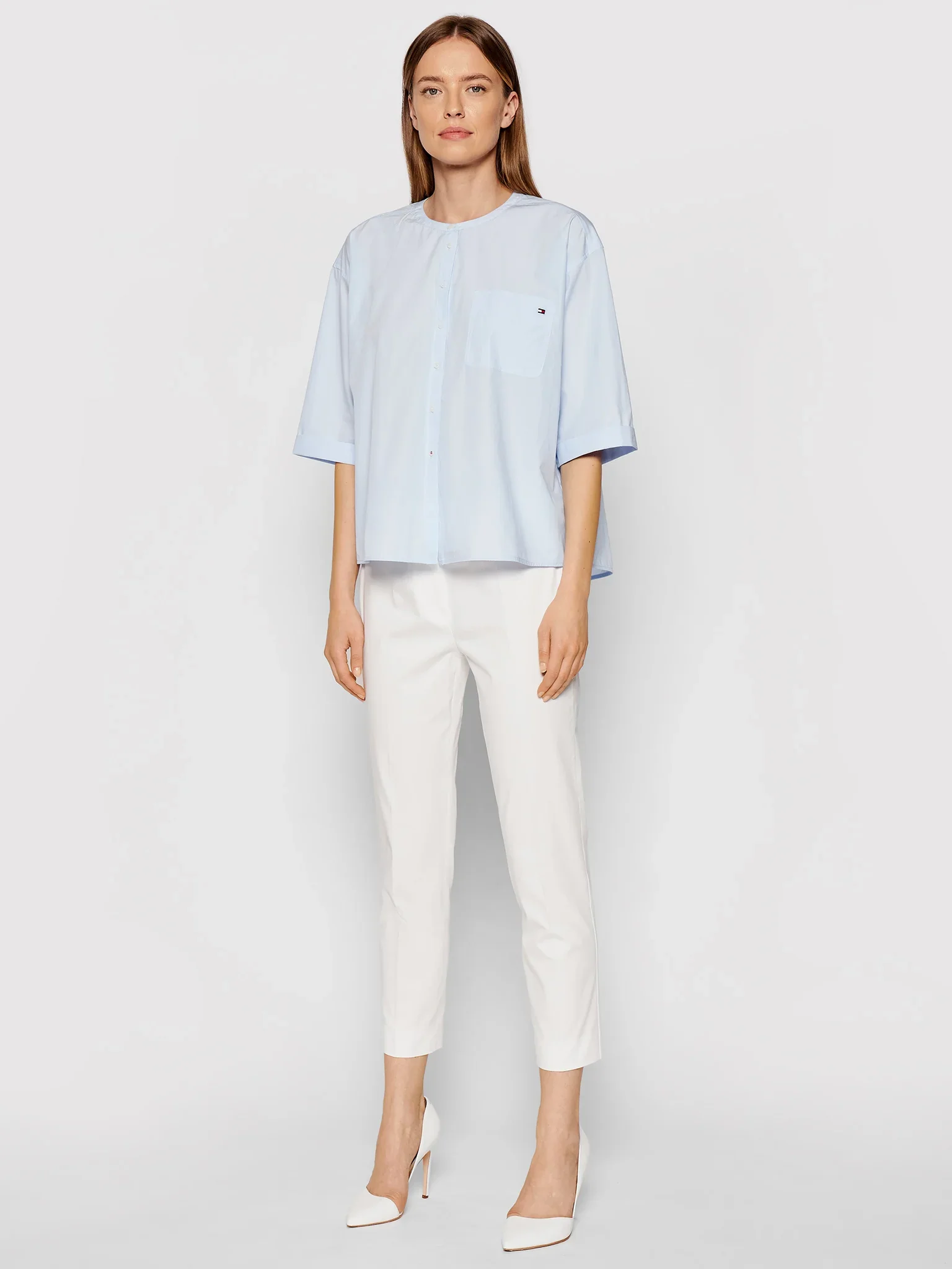 Tommy Hilfiger - Women's Crisp Poplin Relaxed Shirt - Image 2
