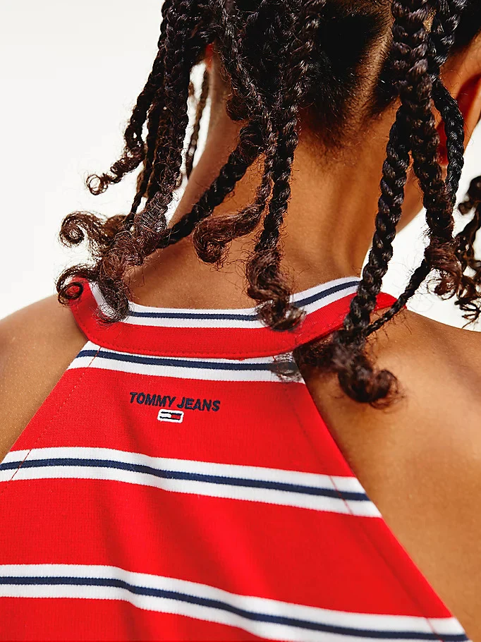 Tommy Hilfiger Jeans - tjw striped racer bodycon dress - women - Image 4