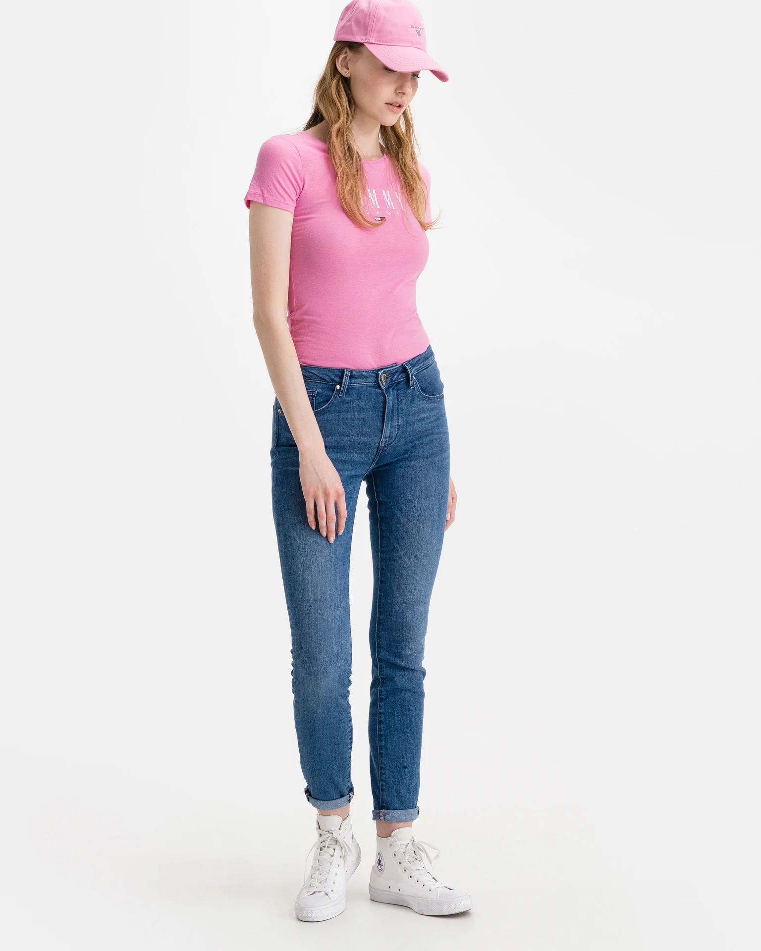 Tommy Hilfiger Jeans - essential skinny logo tee - women - Image 8