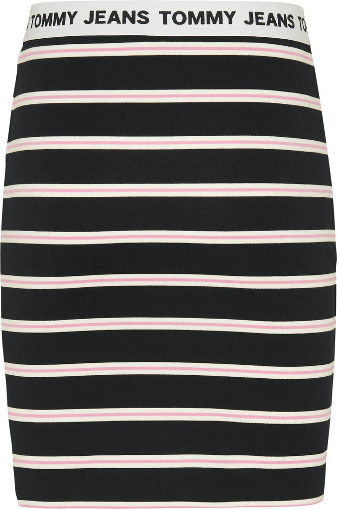Tommy Hilfiger Jeans - stripe bodycon mid skirt slim fit - women - Image 4