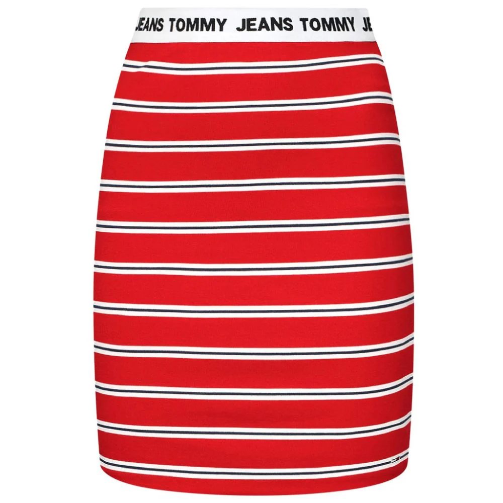 Tommy Hilfiger Jeans - stripe bodycon mid skirt slim fit - women - Image 9