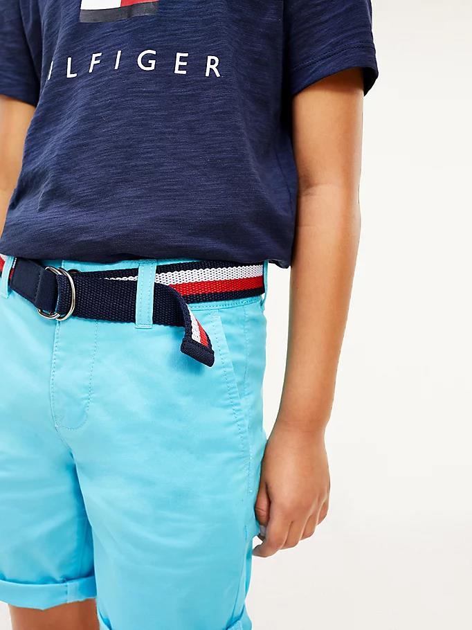 Tommy hilfiger  - Boys -  essential belted chino shorts - Image 3