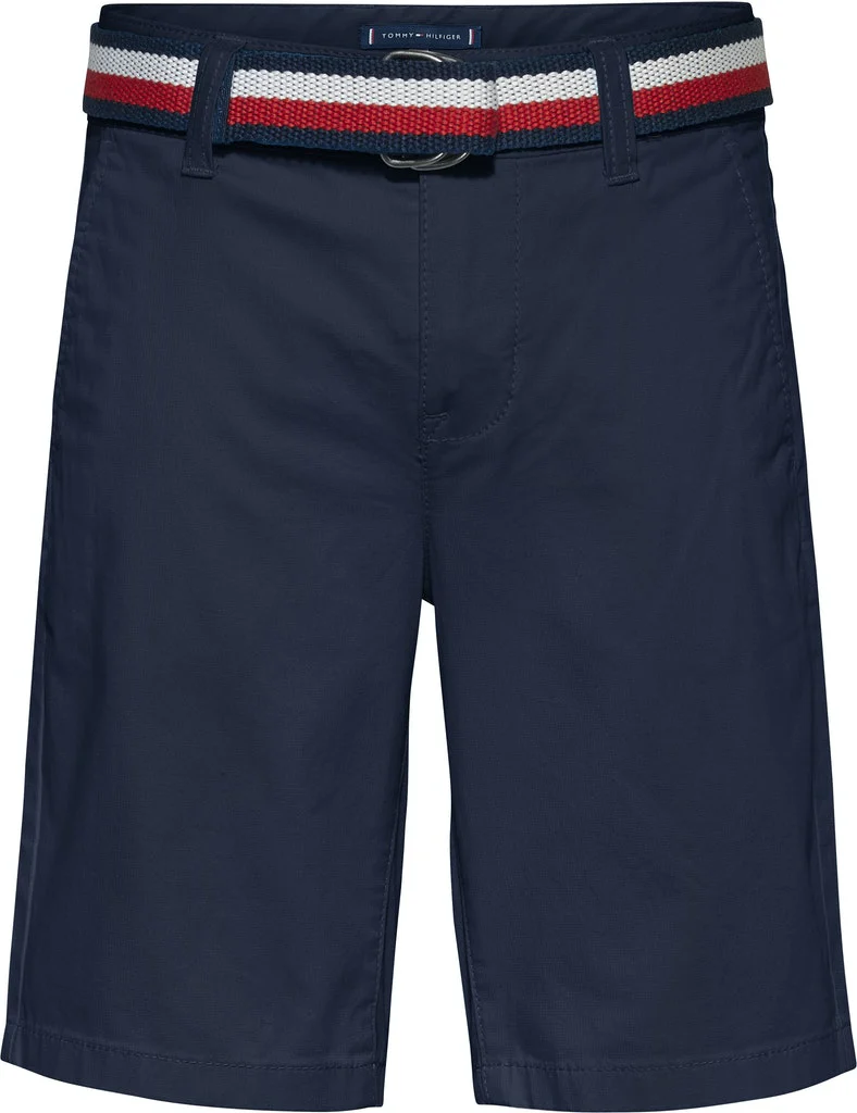 Tommy hilfiger  - Boys -  essential belted chino shorts - Image 4