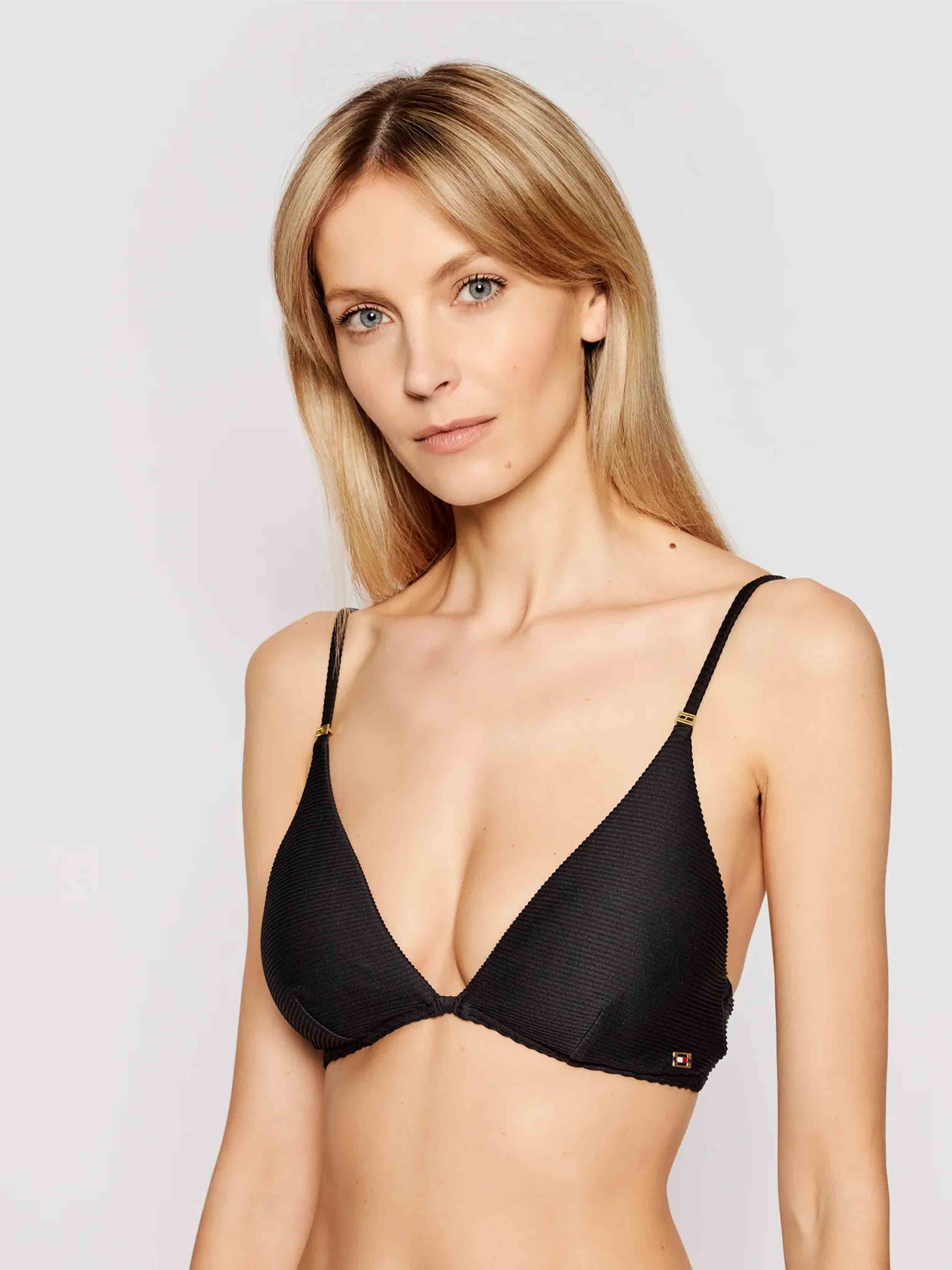 Tommy Hilfiger - Women's Ribbed Triangle Bikini Top - Image 3
