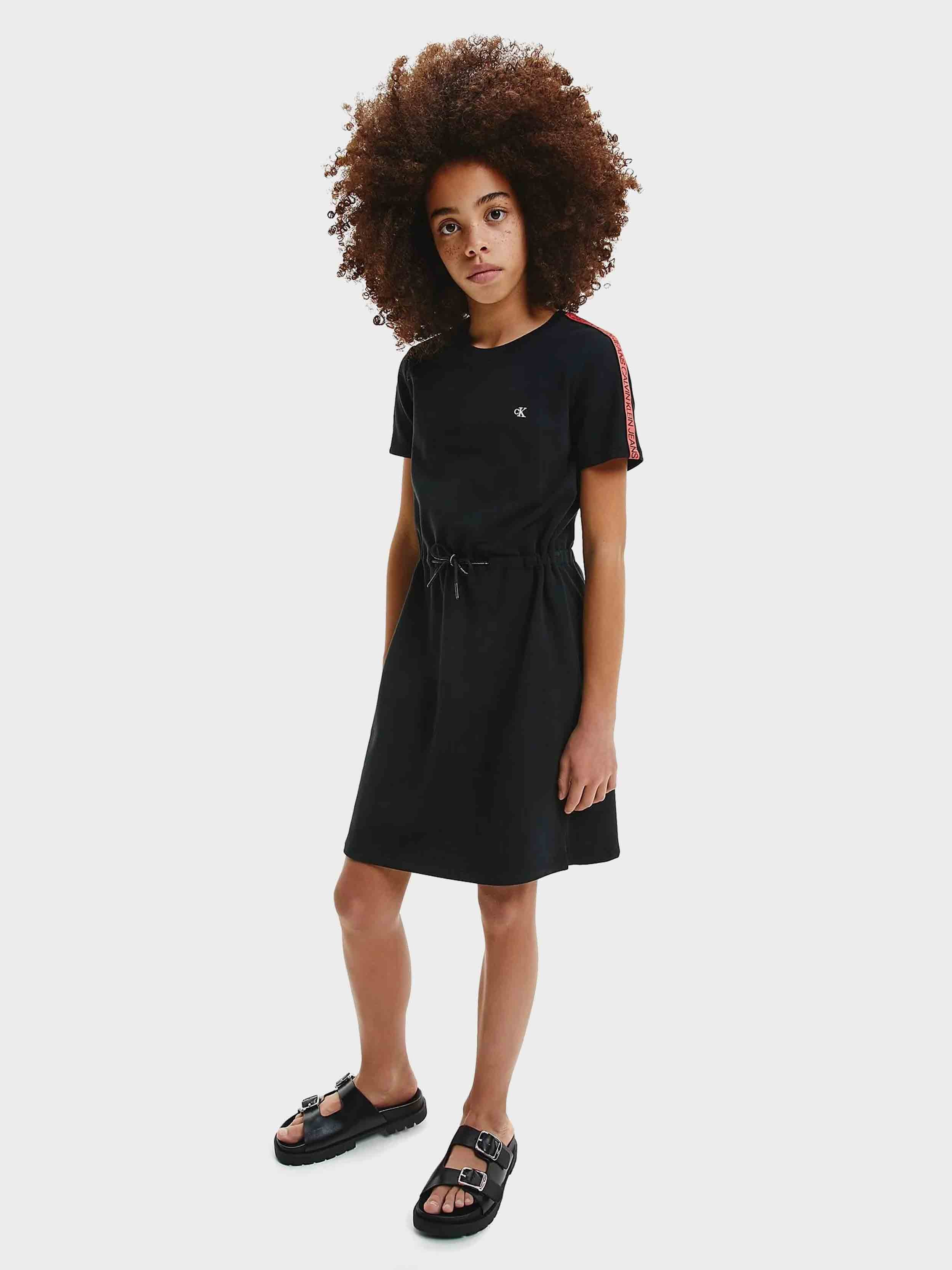 Calvin Klein - Girls' Logo Tape T-Shirt Dress - Image 2