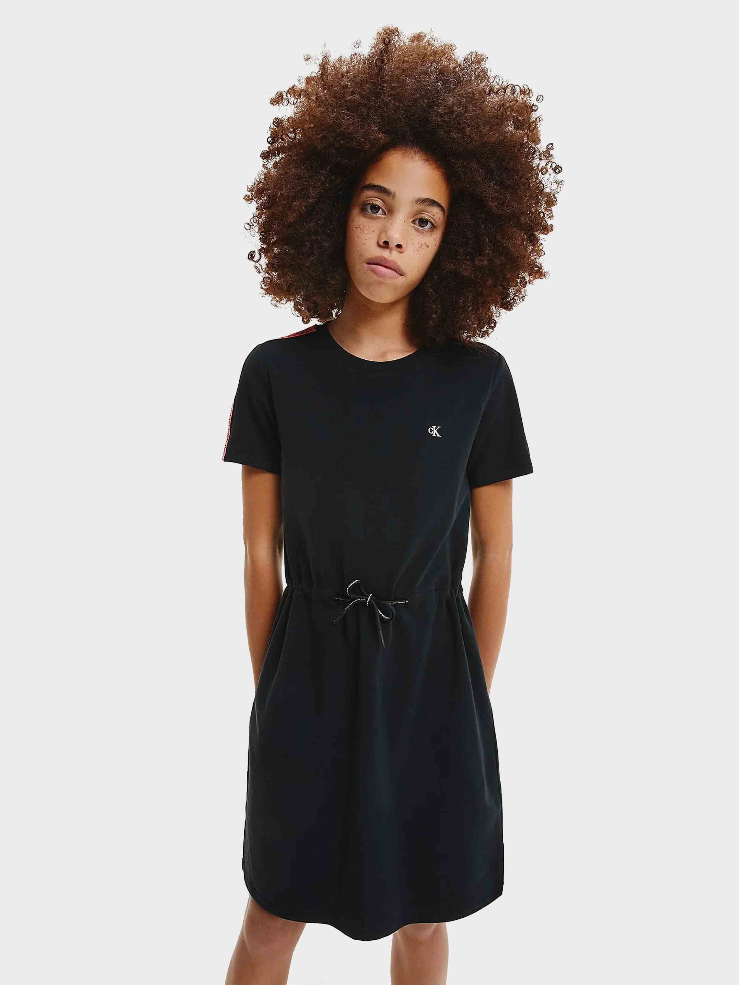Calvin Klein - Girls' Logo Tape T-Shirt Dress - Image 5