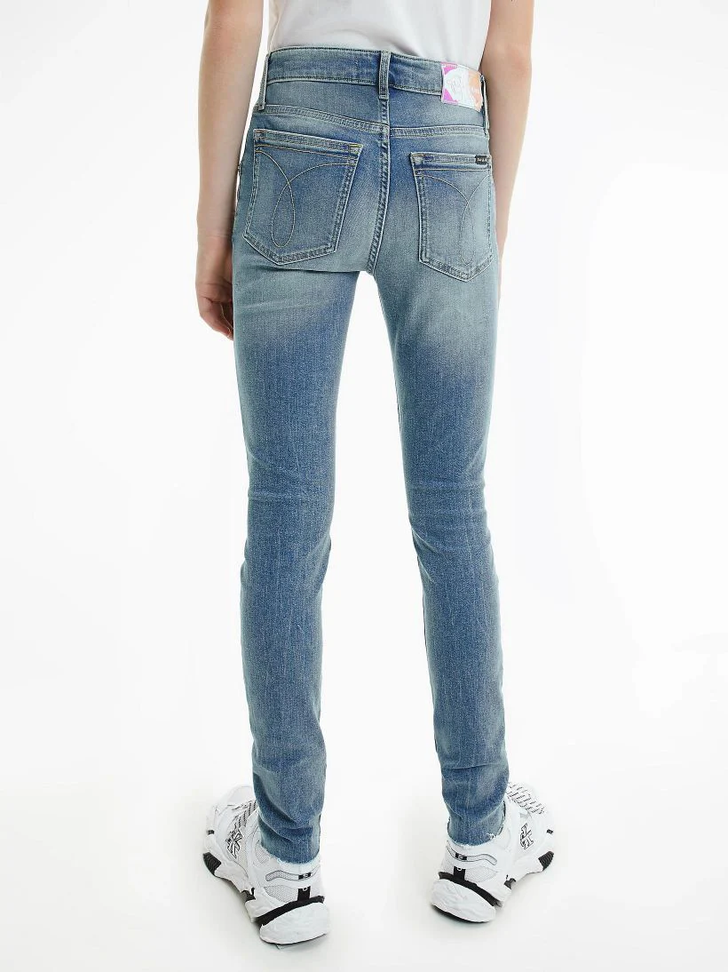 Calvin Klein  - Girls -  High Rise Skinny Jeans - Image 4