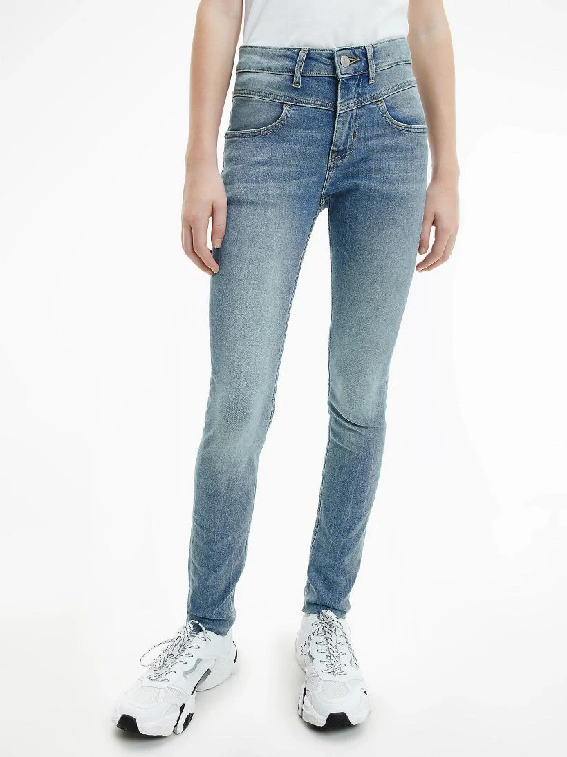 Calvin Klein  - Girls -  High Rise Skinny Jeans - Image 5