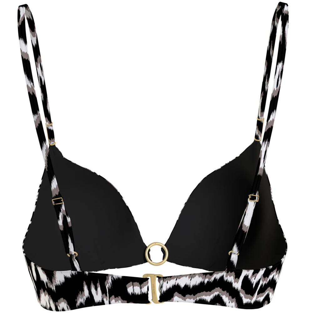 Calvin Klein - Fixed Triangle-Print Bikini Top - Image 2