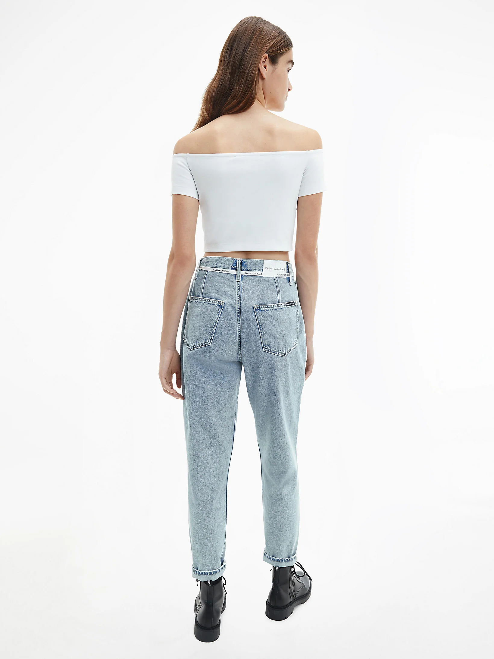 Calvin Klein Jeans - Milano Jersey Off - Shoulder Top - Image 8