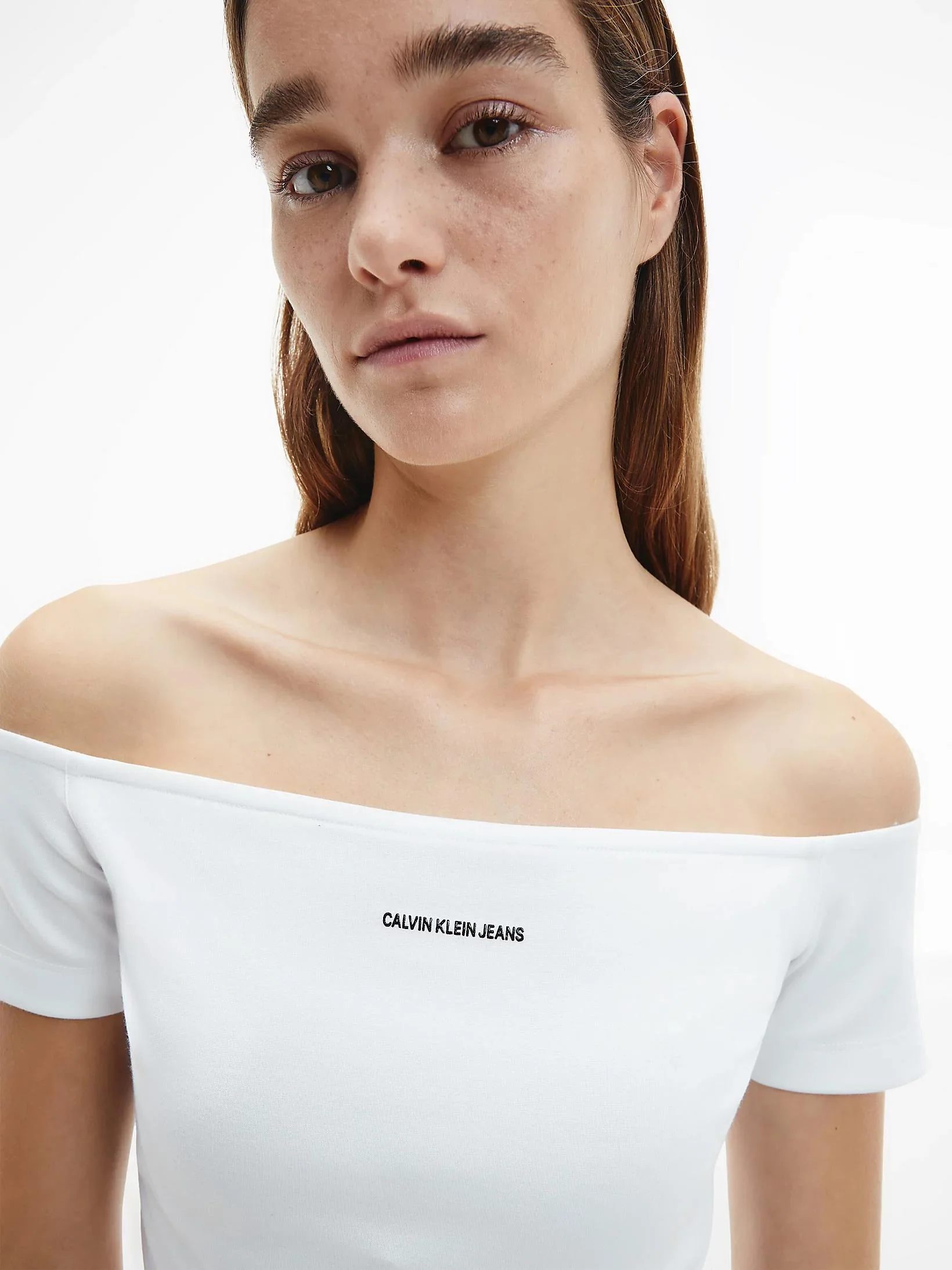 Calvin Klein Jeans - Milano Jersey Off - Shoulder Top - Image 9