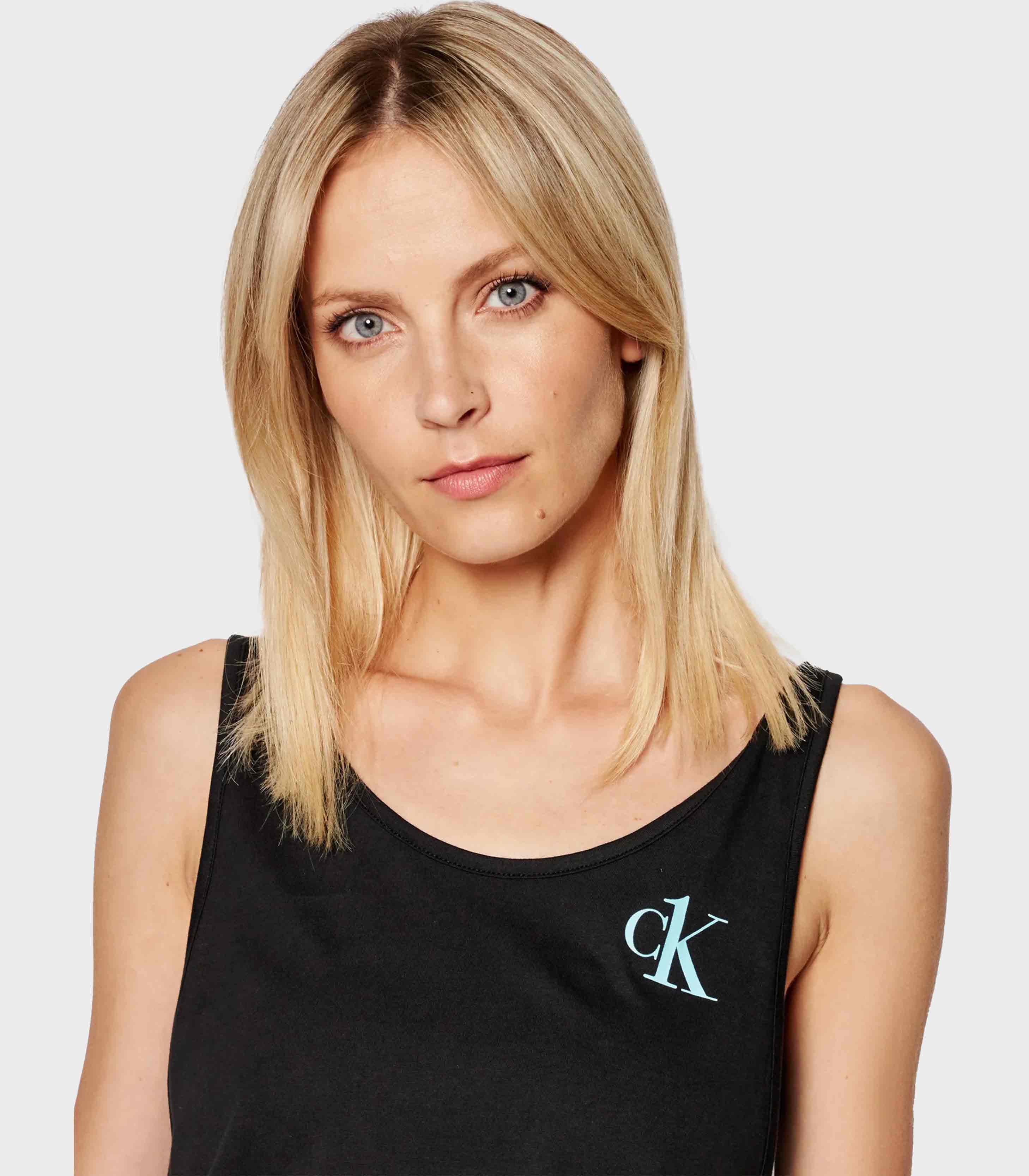 Calvin Klein - Women's Drawstring Waist Logo Playsuit - Image 5