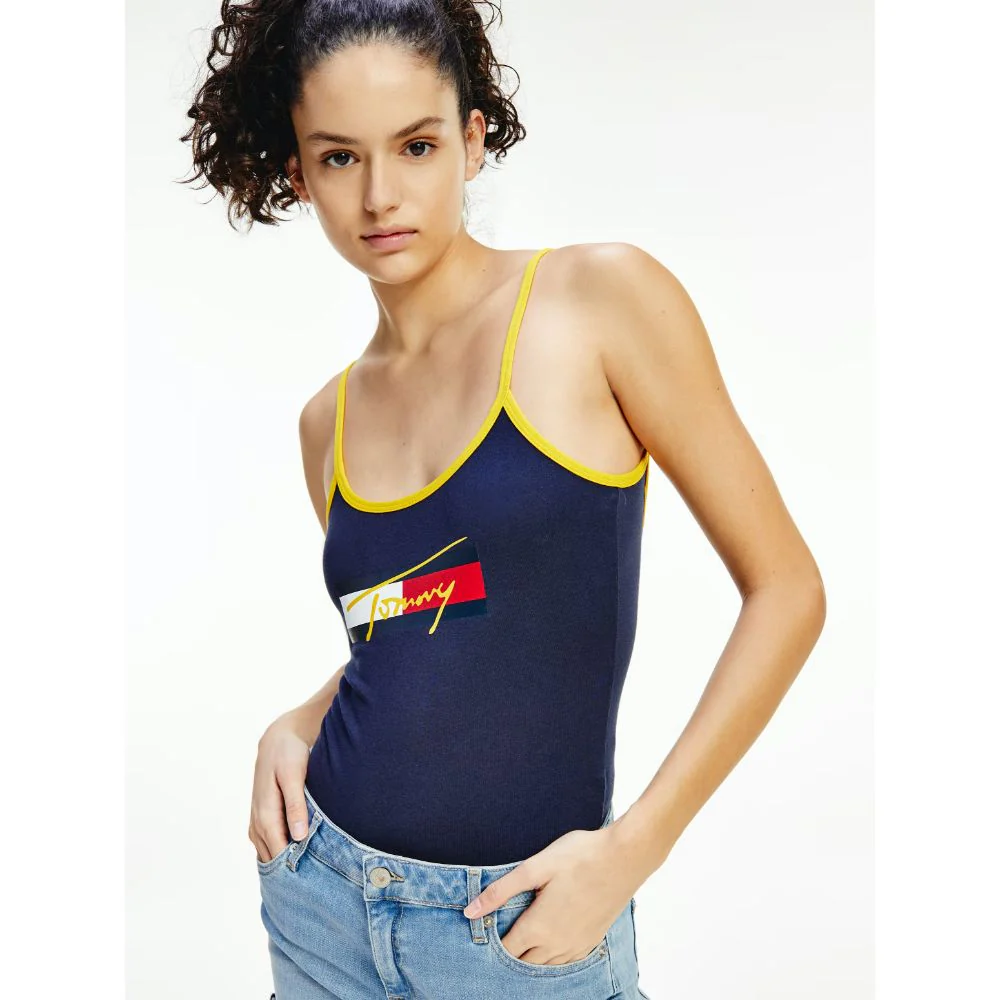 Tommy hilfiger - logo bodysuit - women - Image 3