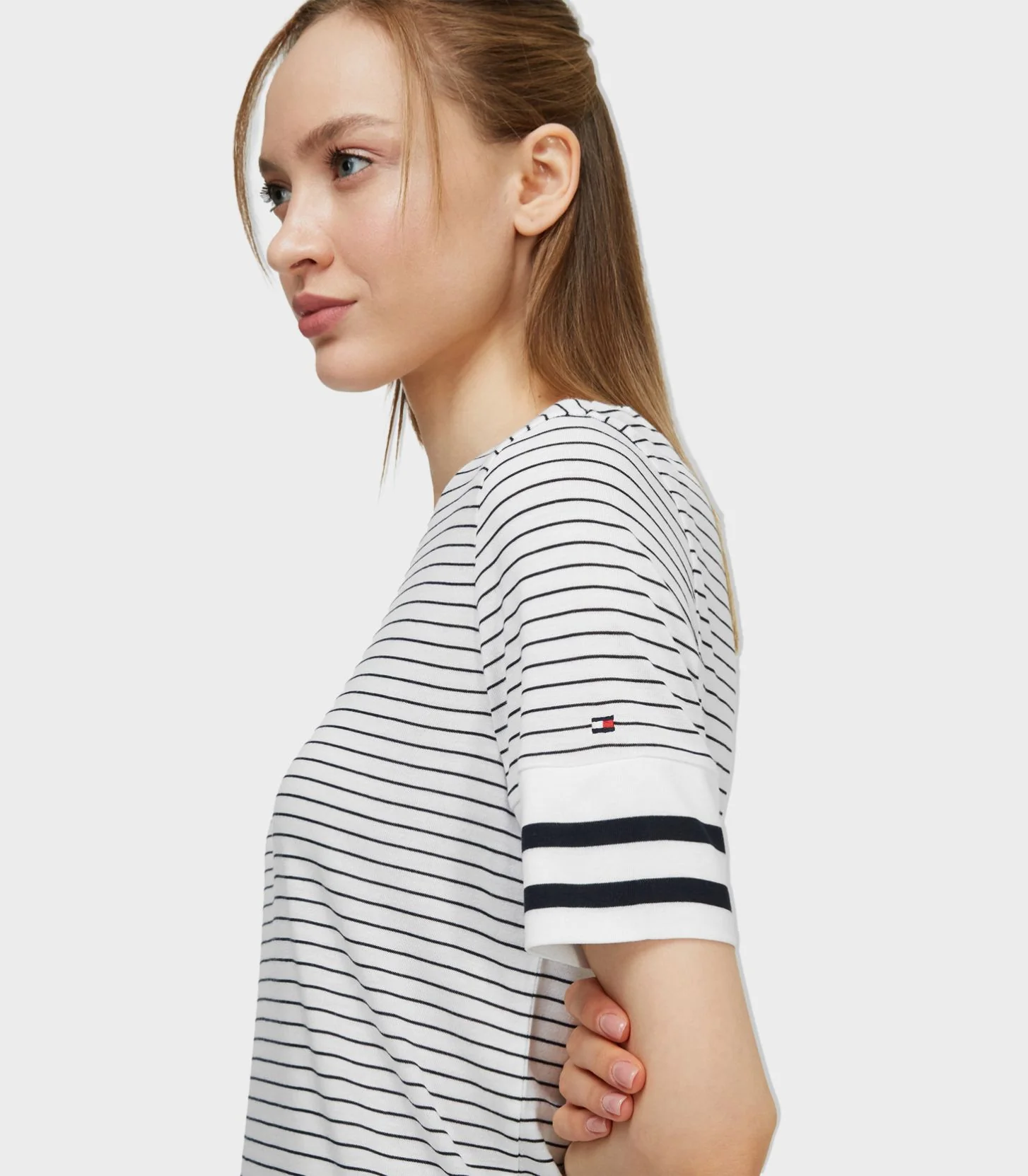 Tommy Hilfiger - Mixed Stripe Crew Neck T-Shirt - Image 10