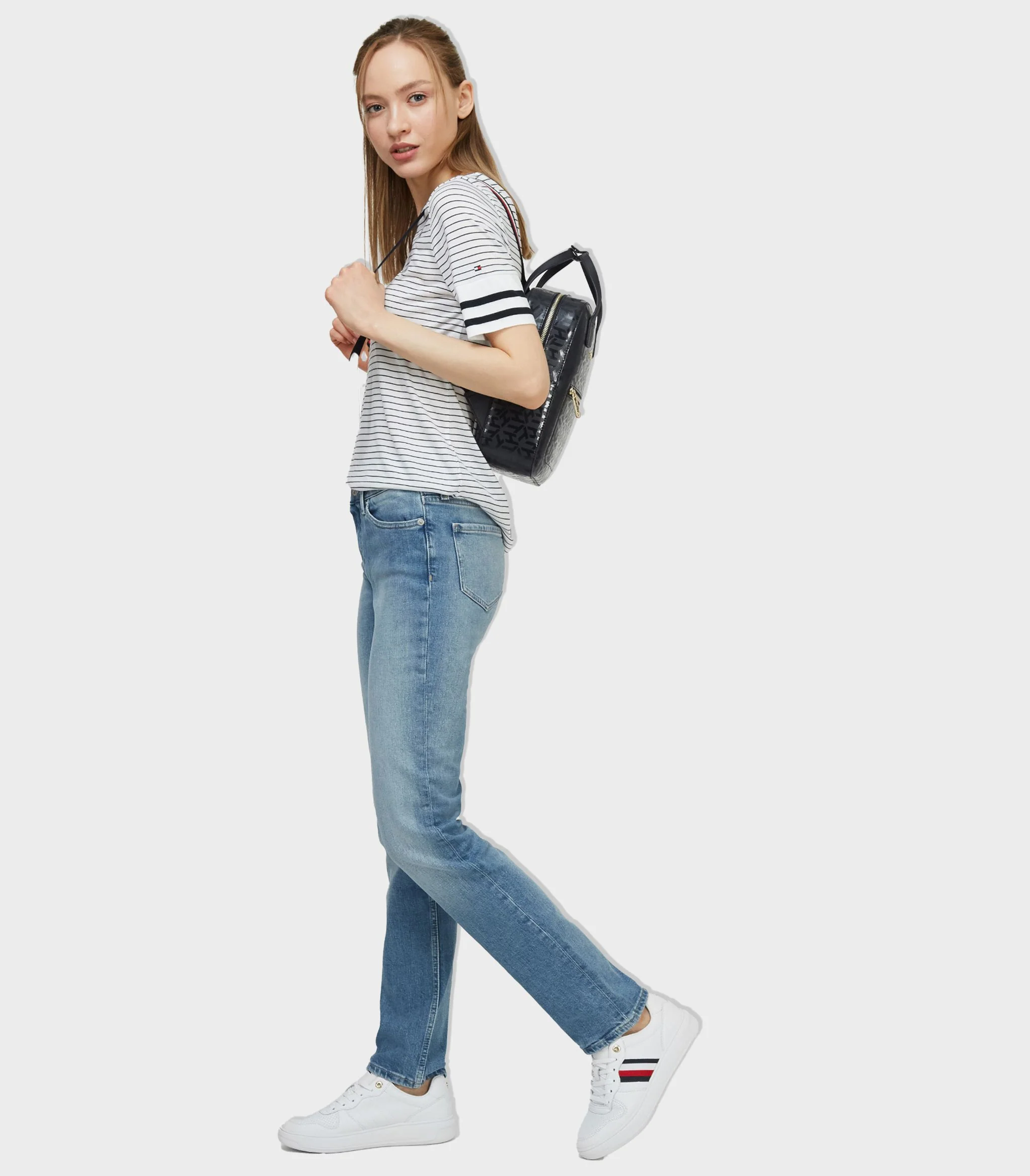 Tommy Hilfiger - Mixed Stripe Crew Neck T-Shirt - Image 12