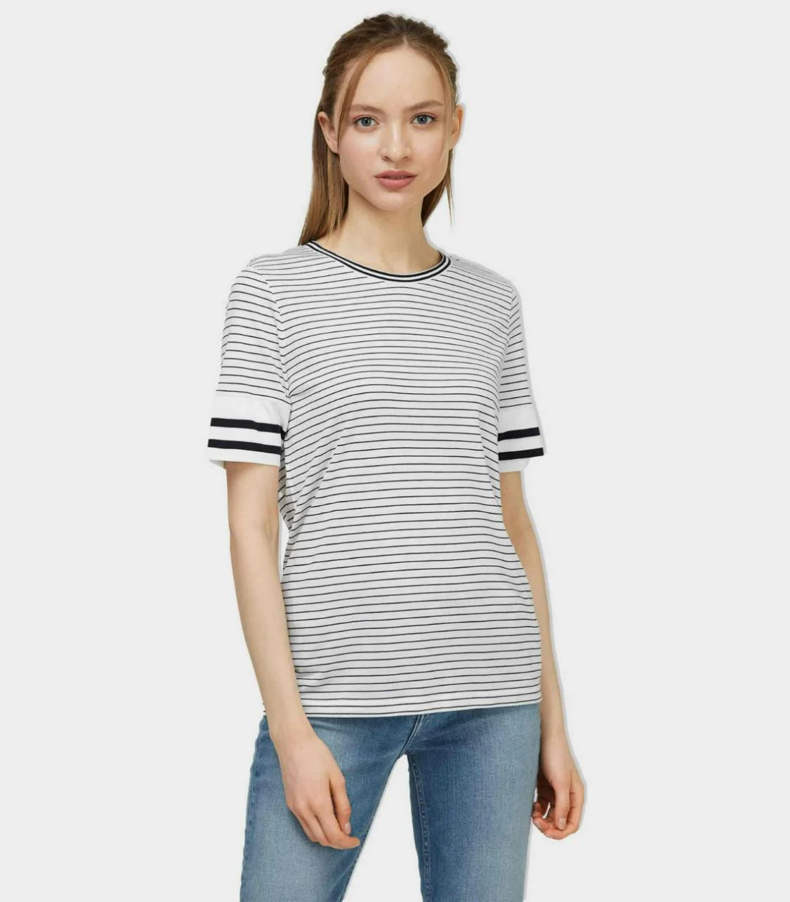 Tommy Hilfiger - Mixed Stripe Crew Neck T-Shirt - Image 2