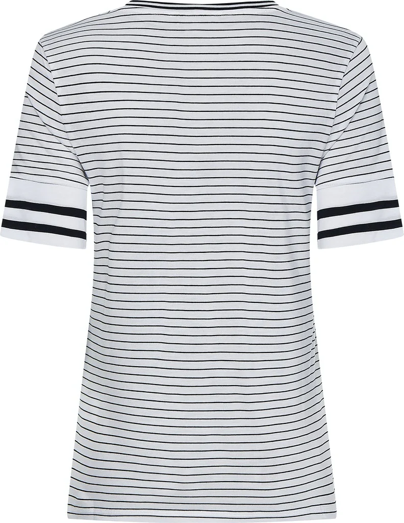 Tommy Hilfiger - Mixed Stripe Crew Neck T-Shirt - Image 4