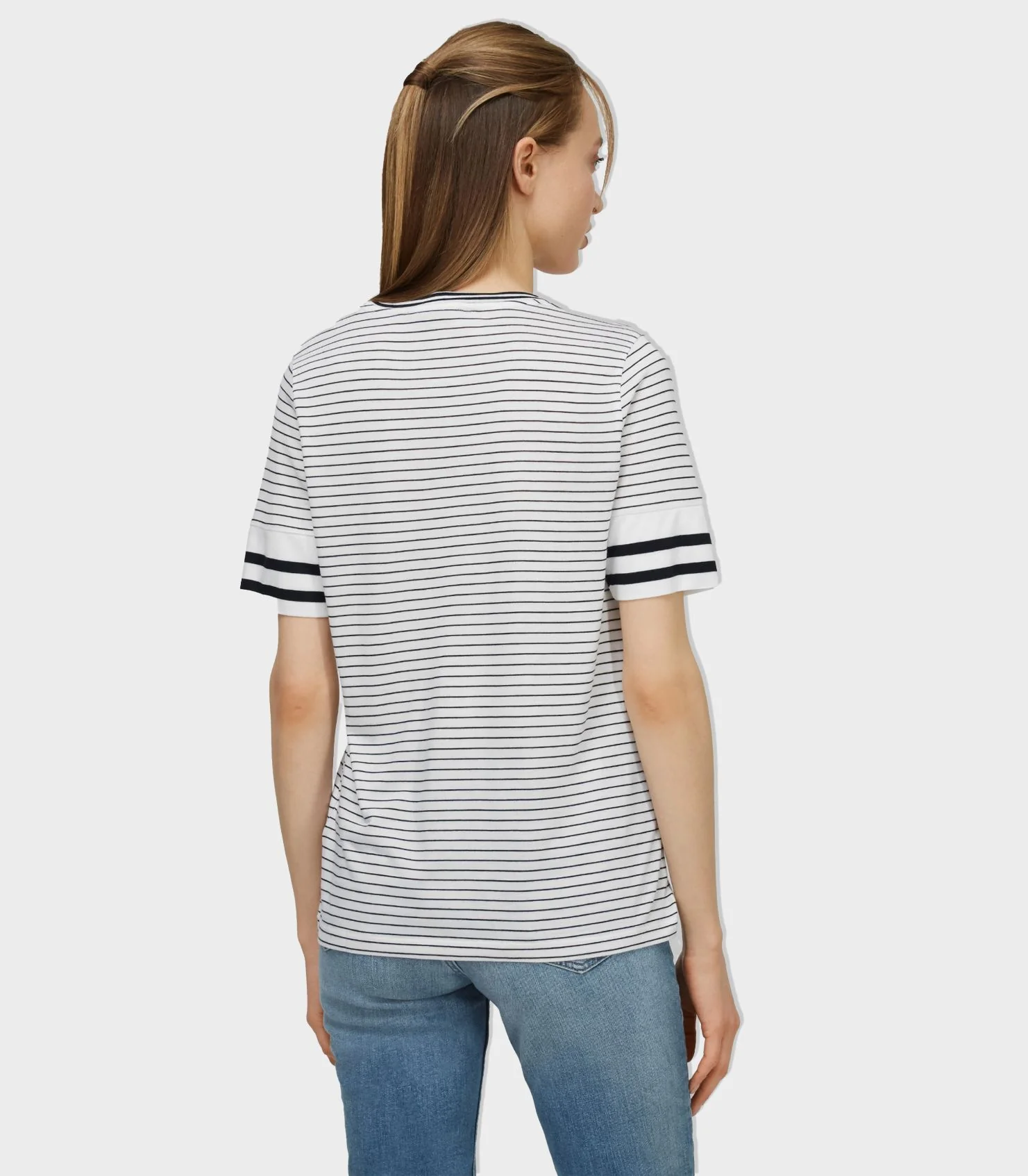 Tommy Hilfiger - Mixed Stripe Crew Neck T-Shirt - Image 6