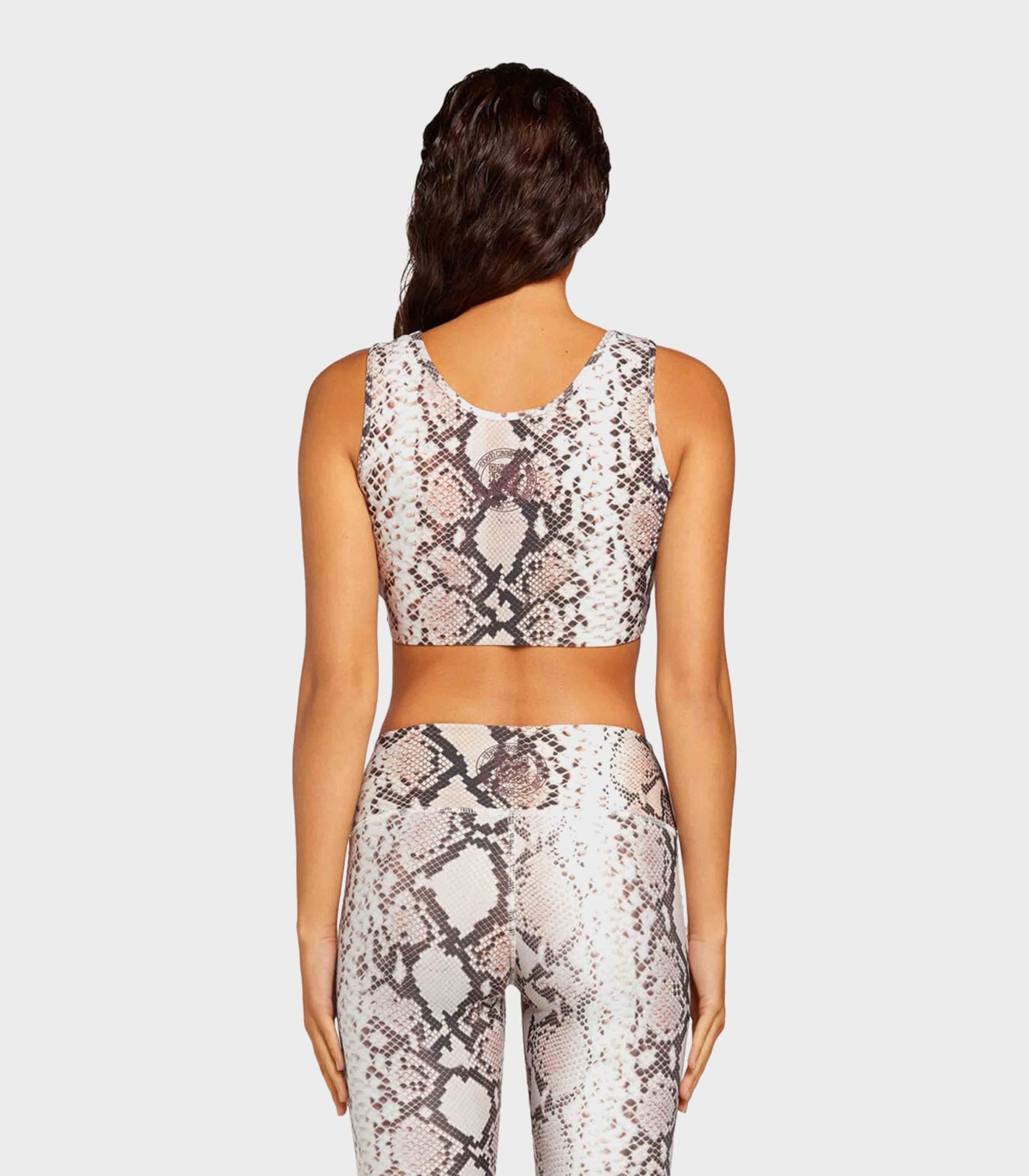 Roberto Cavalli - Women's Logo Snake Print Sports Bra - Image 3
