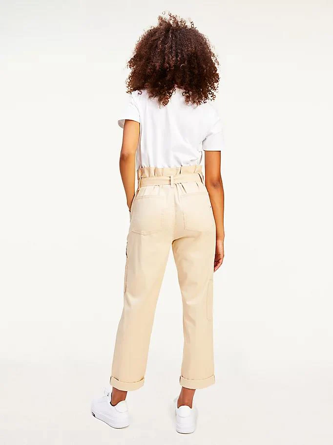 Tommy Hilfiger Jeans - paperbag cargo pant regular fit - women - Image 4