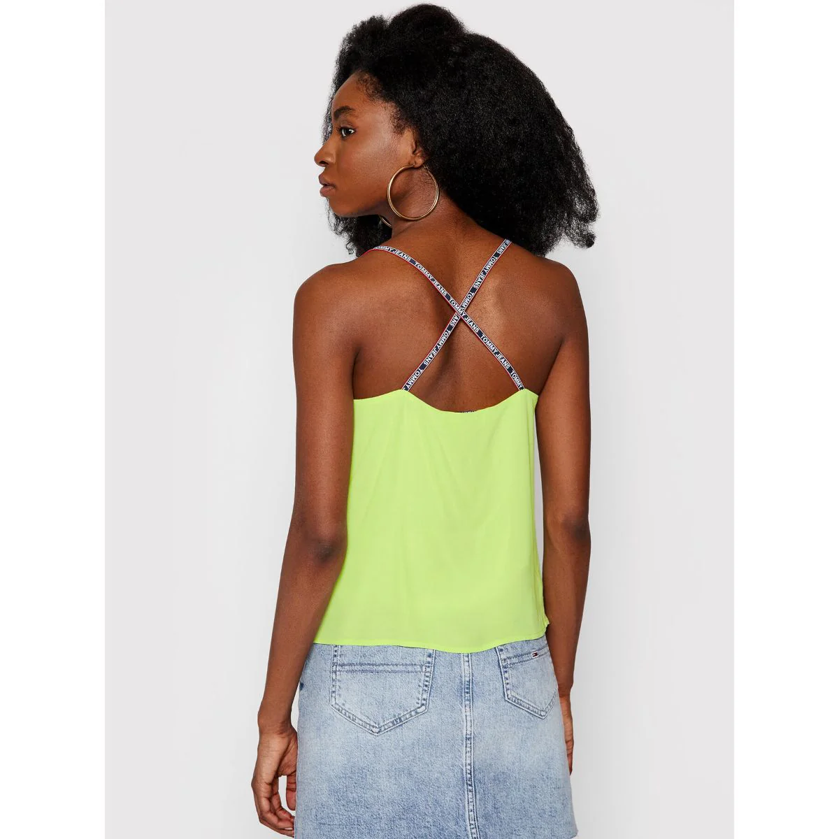 Tommy Hilfiger Jeans - repeat logo tape viscose camisole - women - Image 10