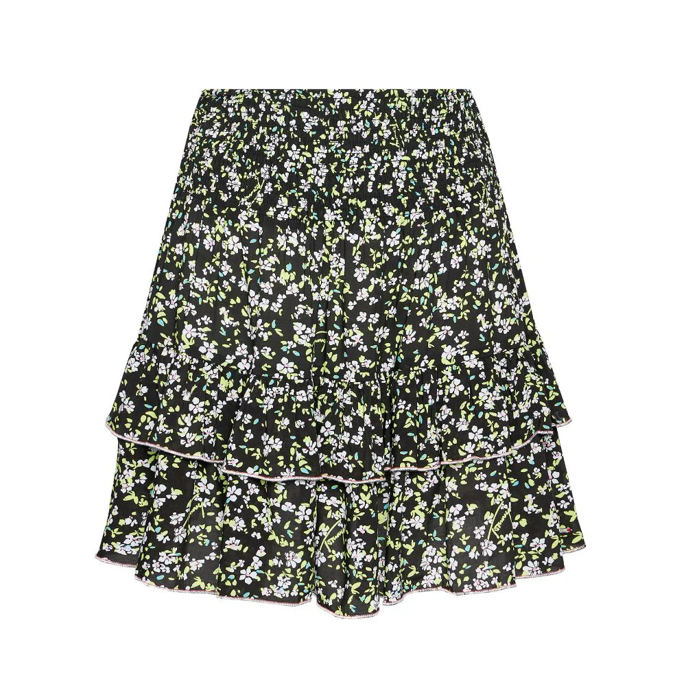 Tommy Hilfiger Jeans - shirred waist viscose floral mini skirt - women - Image 2