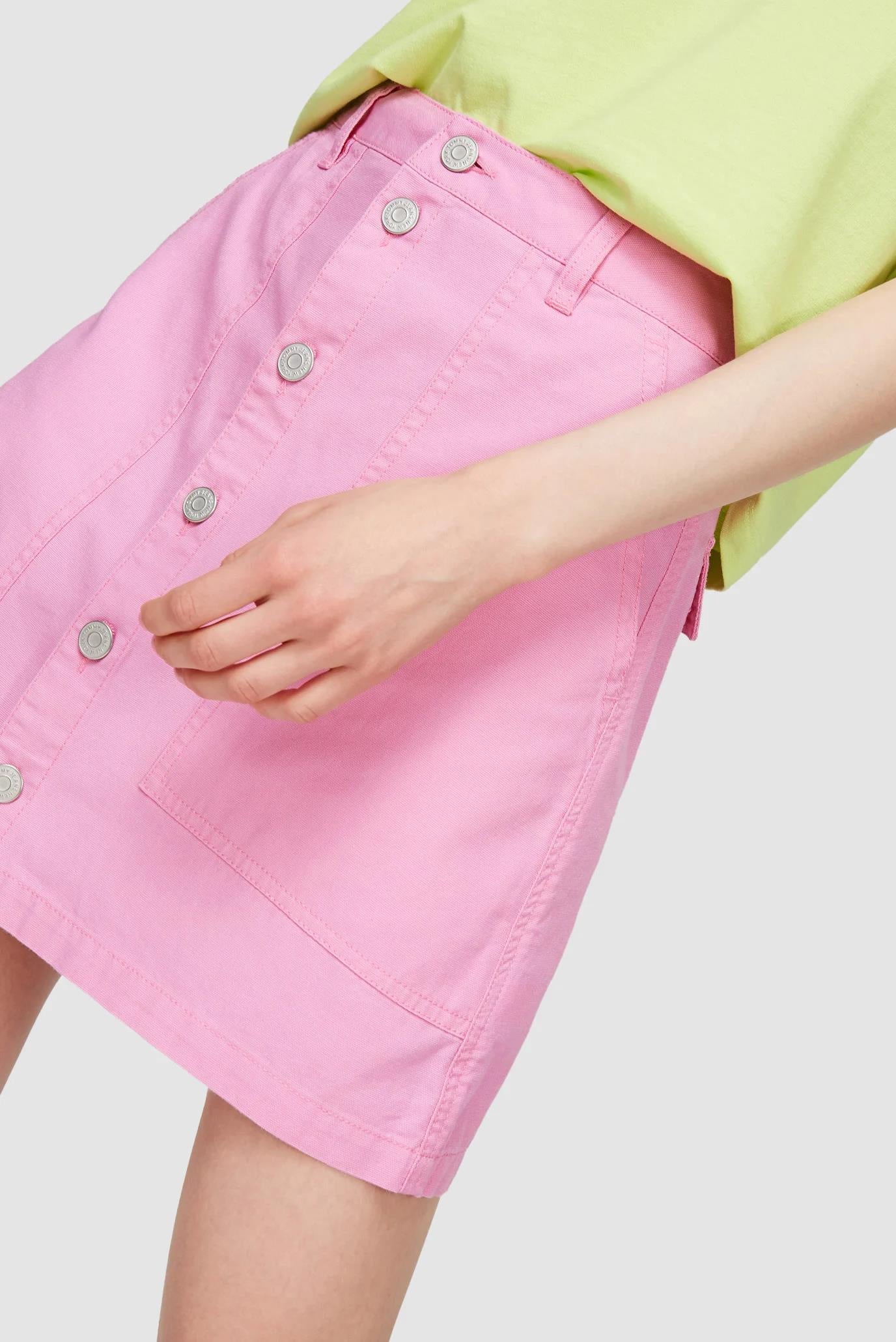 Tommy Hilfiger Jeans - badge button through skirt regular fit - women - Image 5