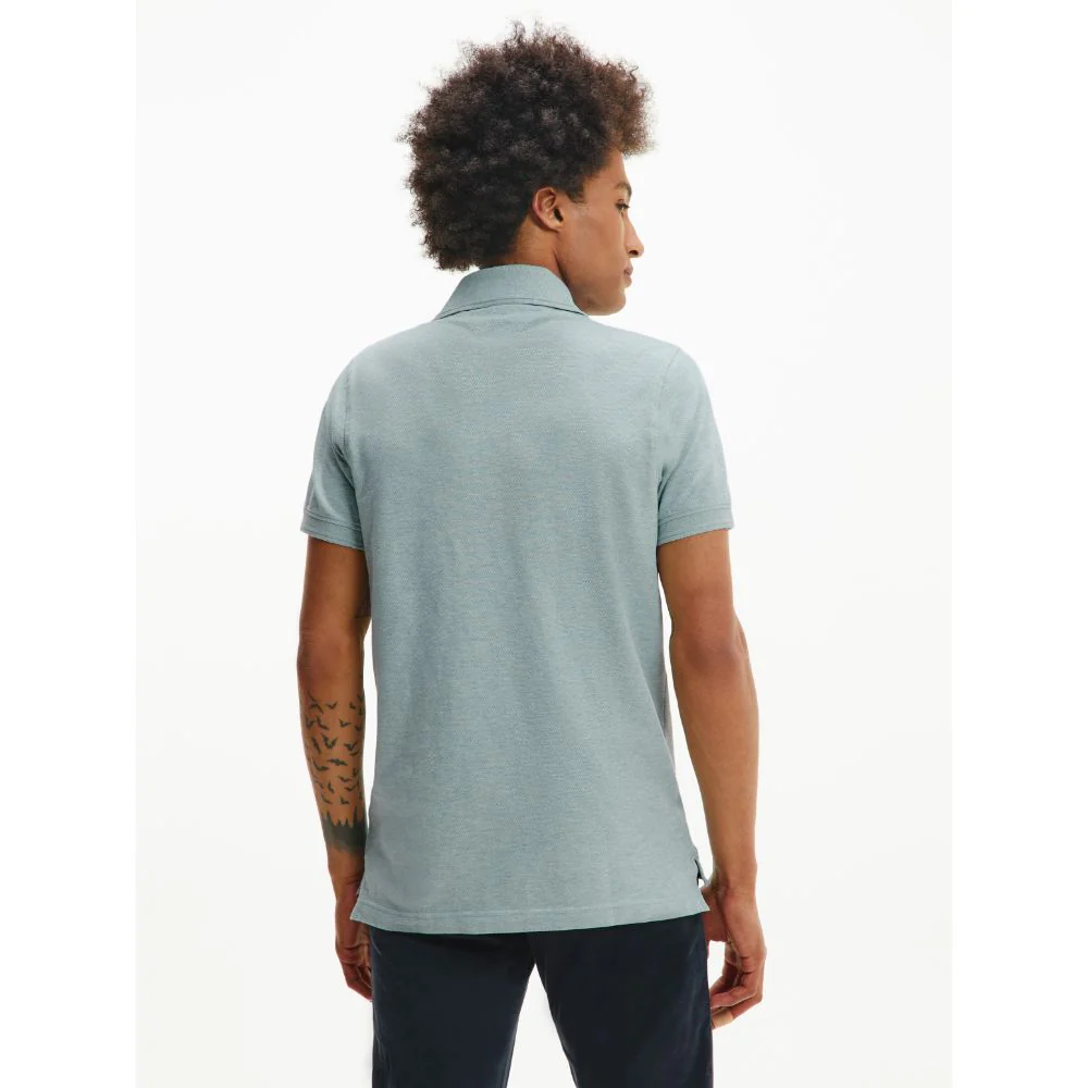Tommy Hilfiger - Men's Stretch Organic Cotton Slim Fit Polo - Image 3