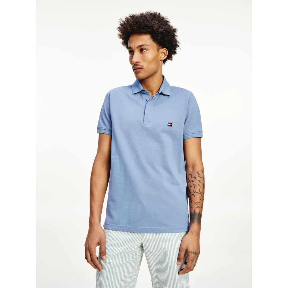 Tommy Hilfiger - Men's Stretch Organic Cotton Slim Fit Polo - Image 7