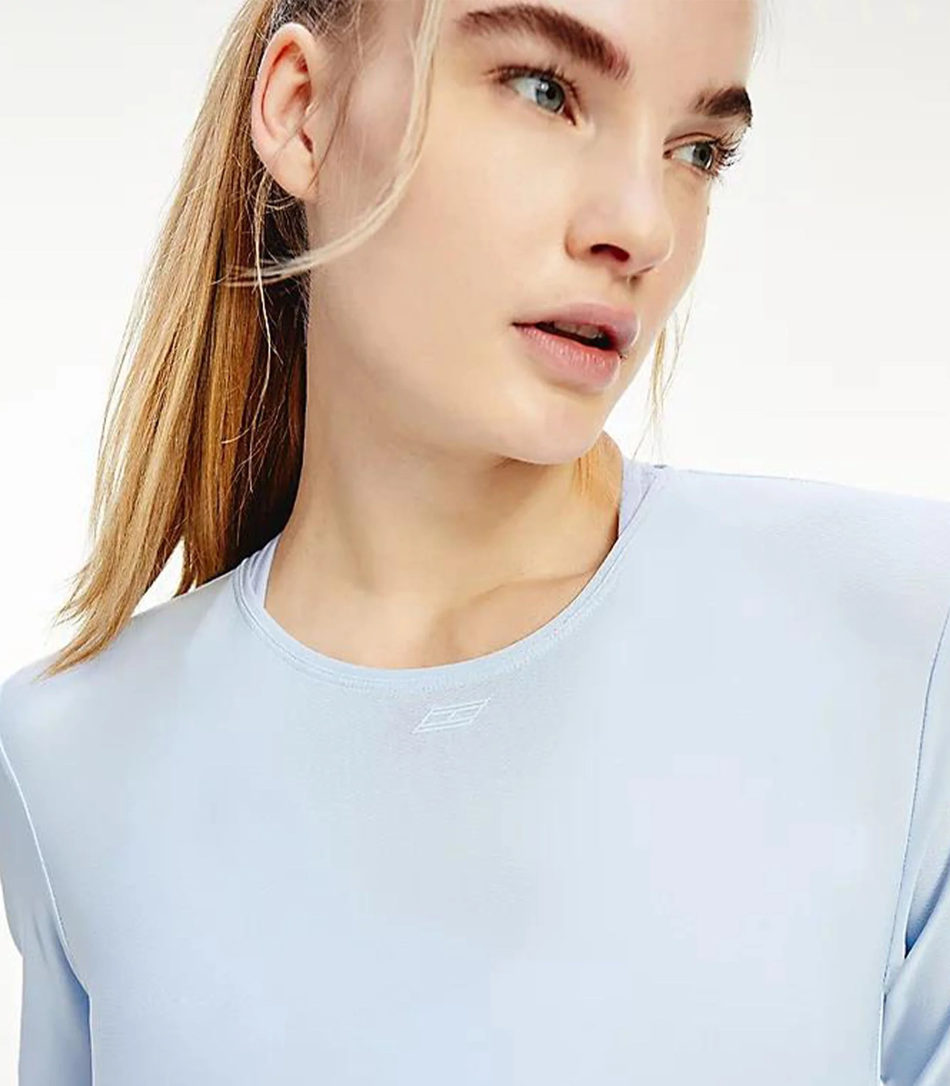 Tommy hilfiger - sport open back crew neck t-shirt - women - Image 3