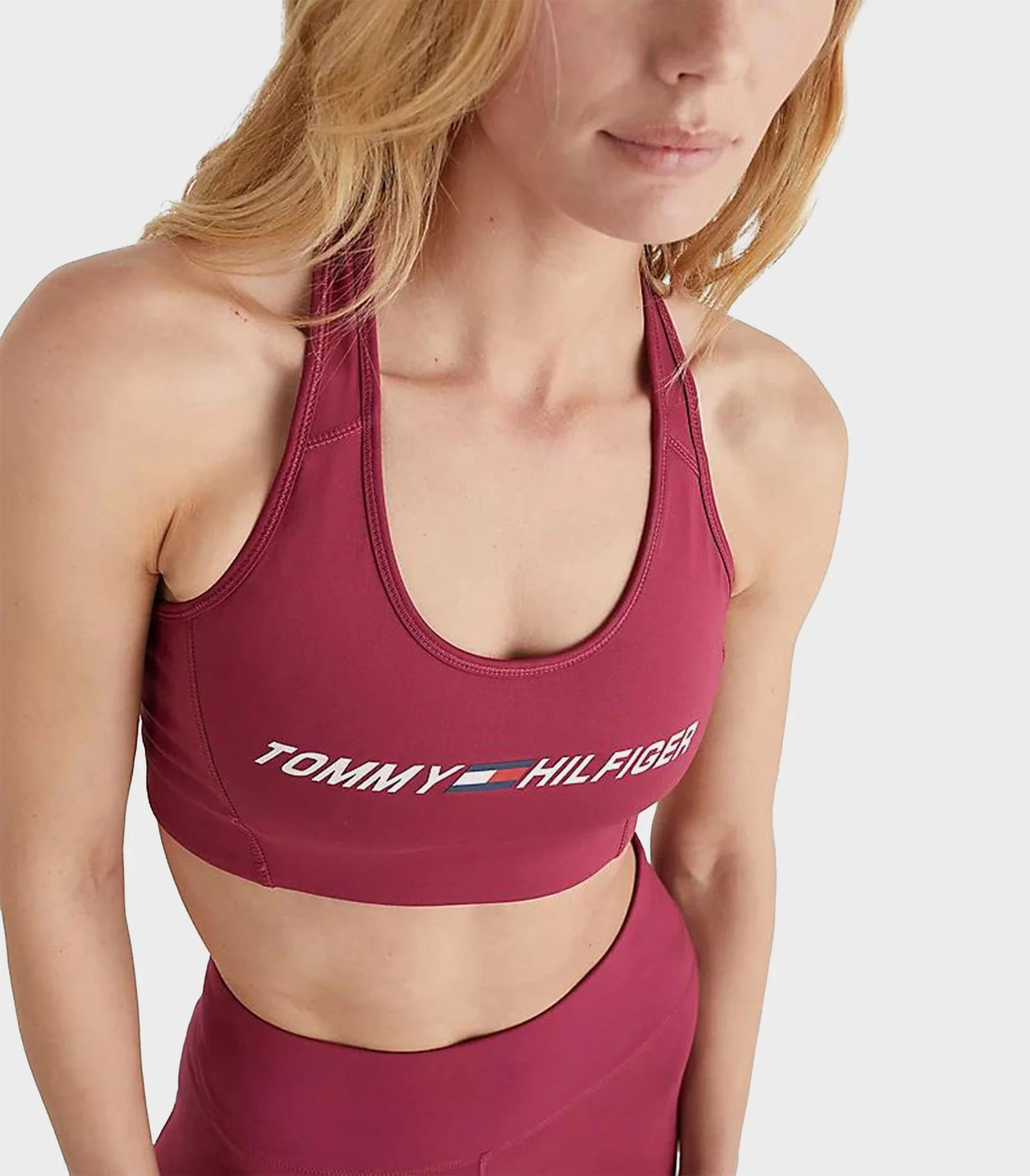 Tommy Hilfiger - Women's Sport Medium Support Logo Bra - Image 15