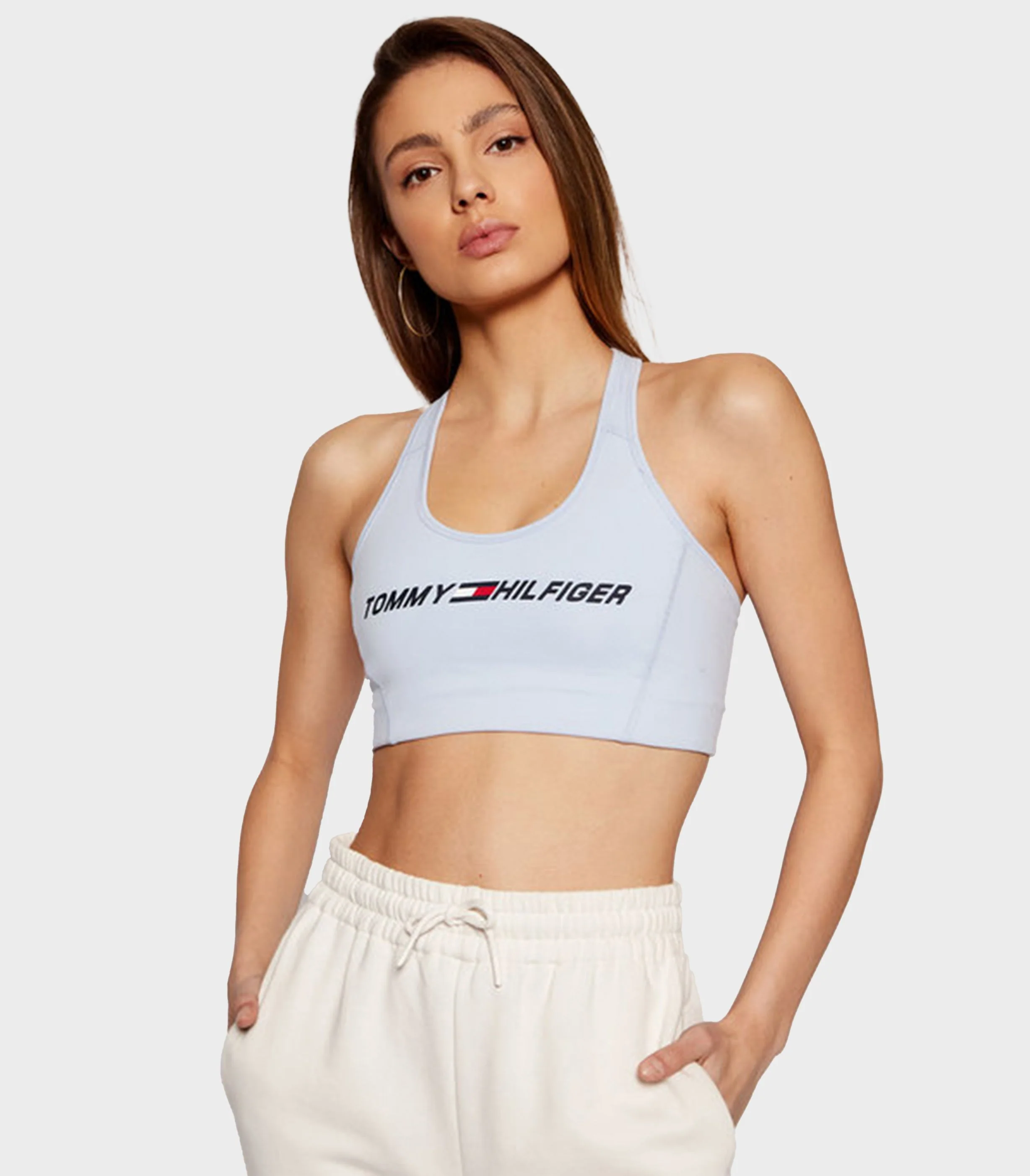Tommy Hilfiger - Women's Sport Medium Support Logo Bra - Image 7