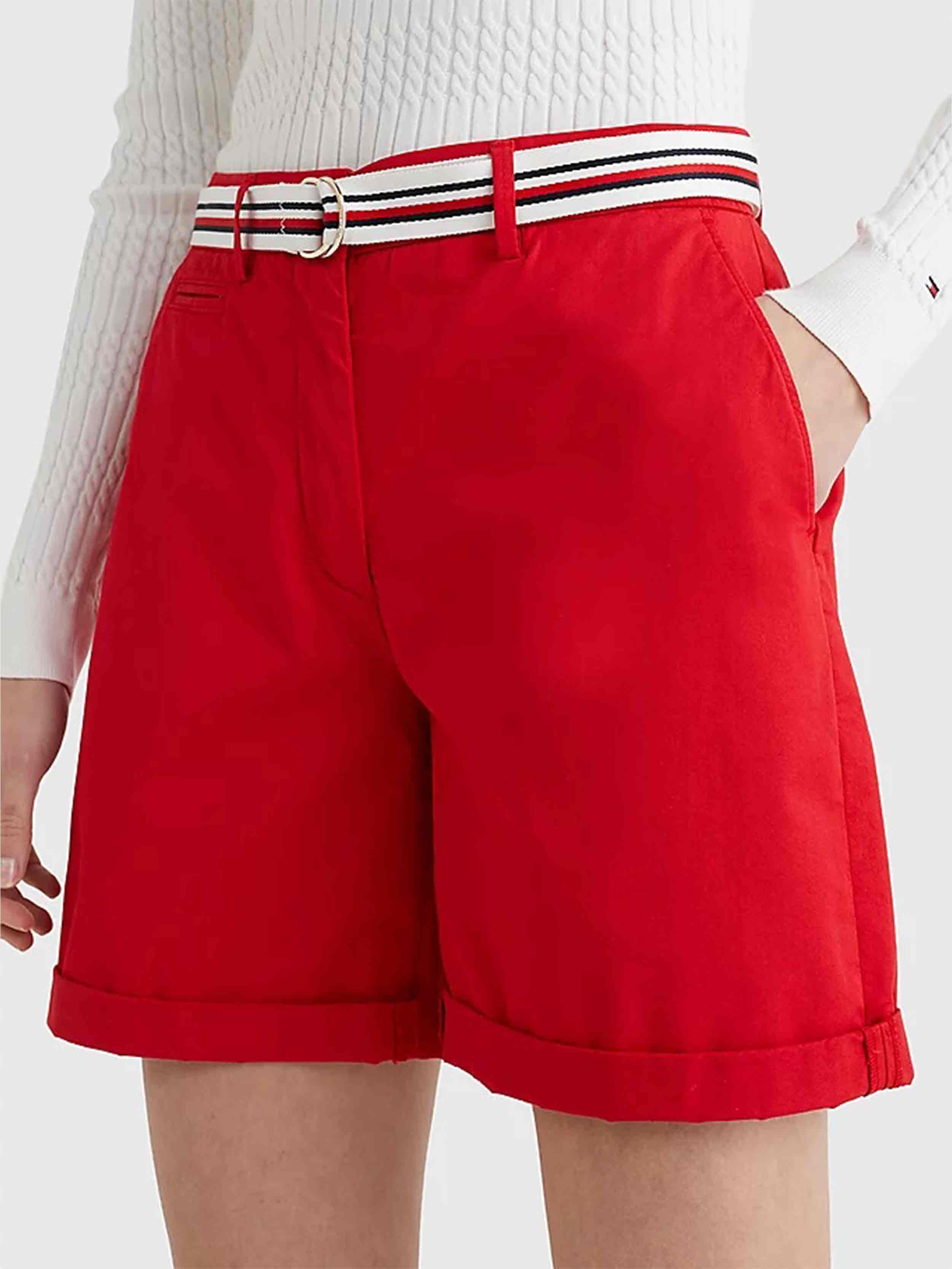 Tommy Hilfiger - Women's High Waisted Chino Short - Image 10