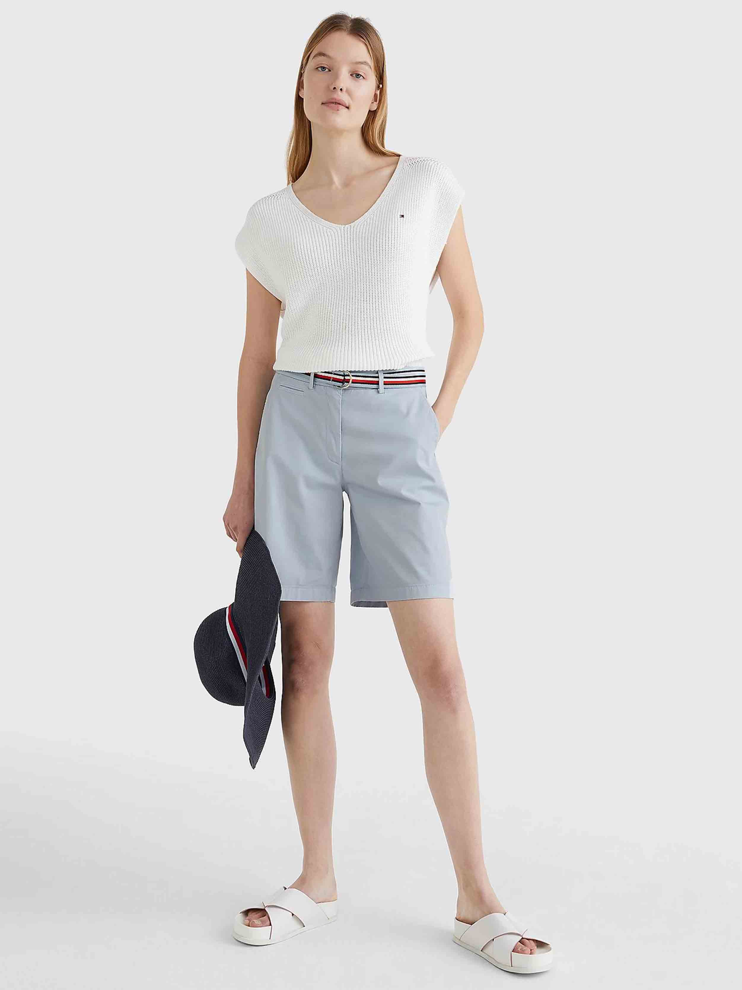 Tommy Hilfiger - Women's High Waisted Chino Short - Image 12