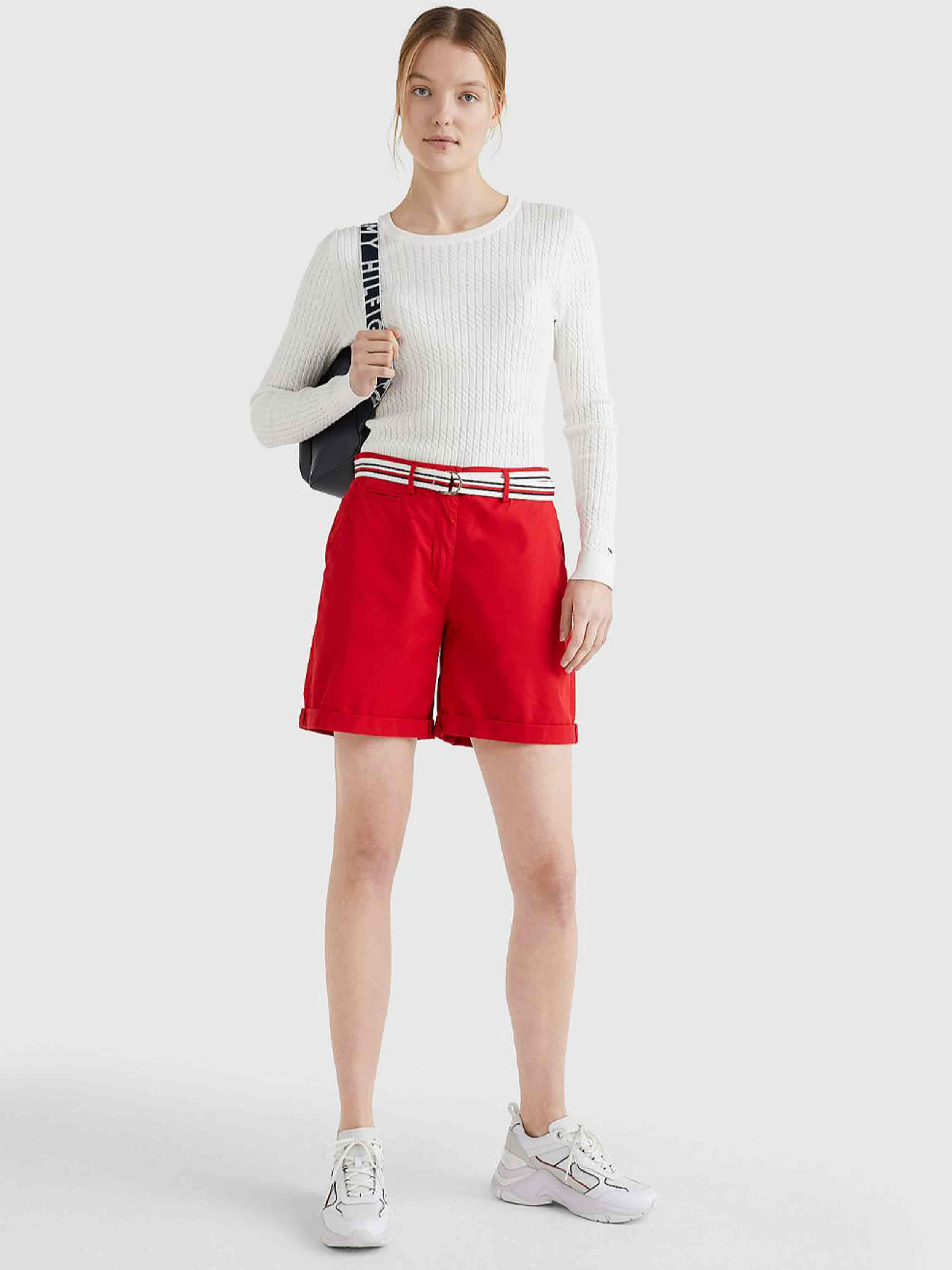 Tommy Hilfiger - Women's High Waisted Chino Short - Image 7