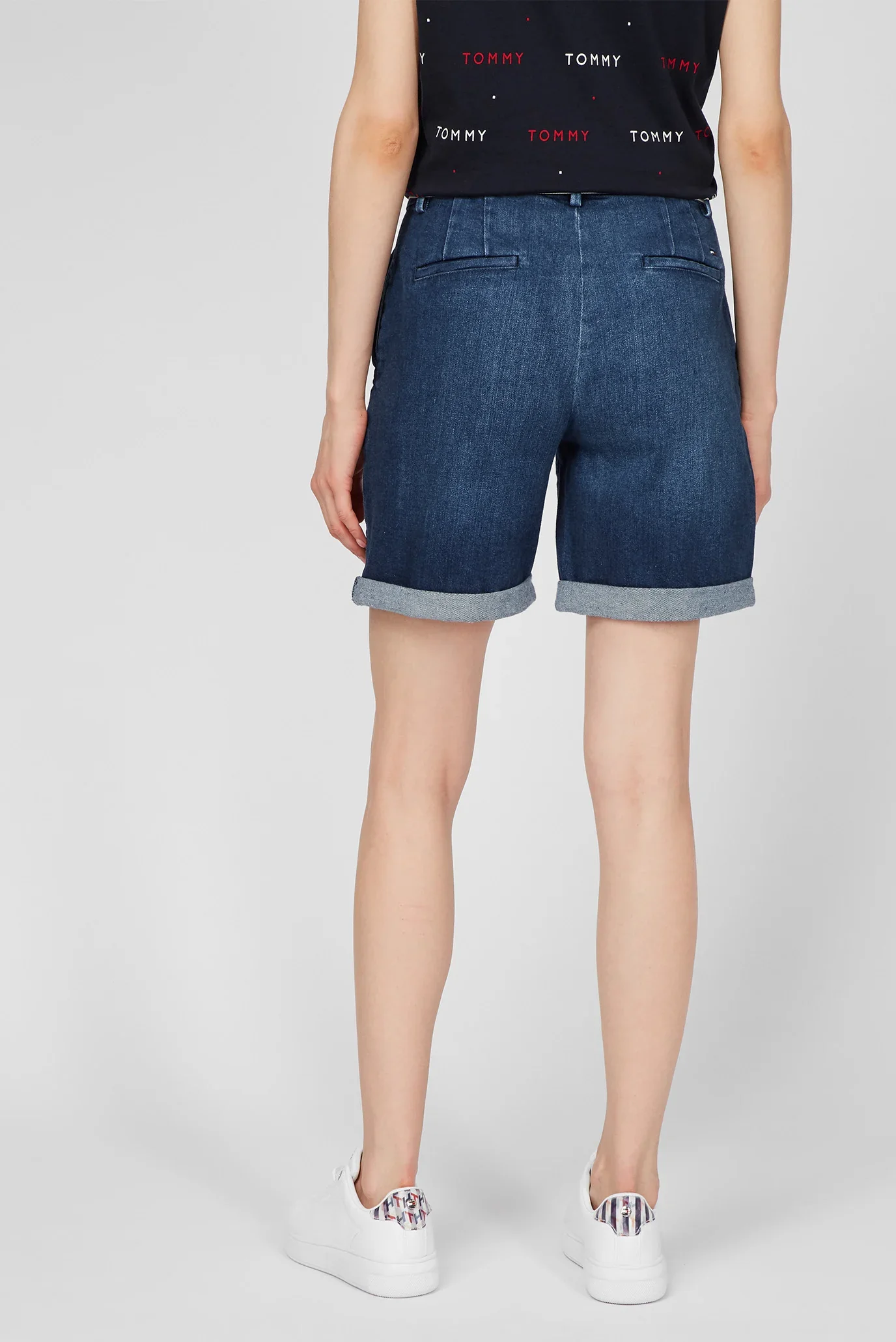 Tommy Hilfiger - Denim Medium Rise Bermuda Shorts - Image 2