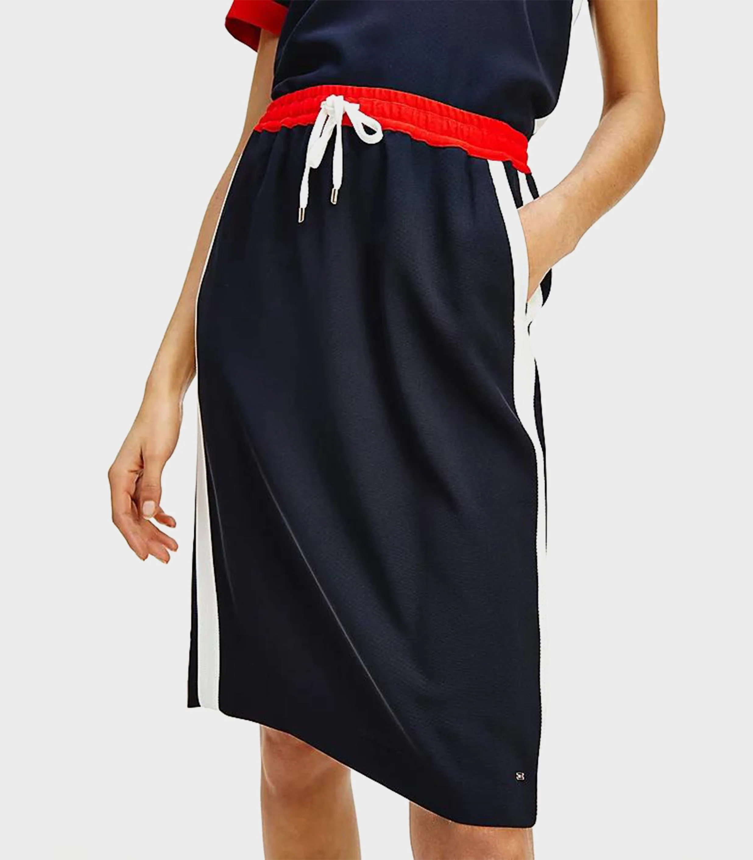 Tommy hilfiger - fluid twill knee skirt - women - Image 2