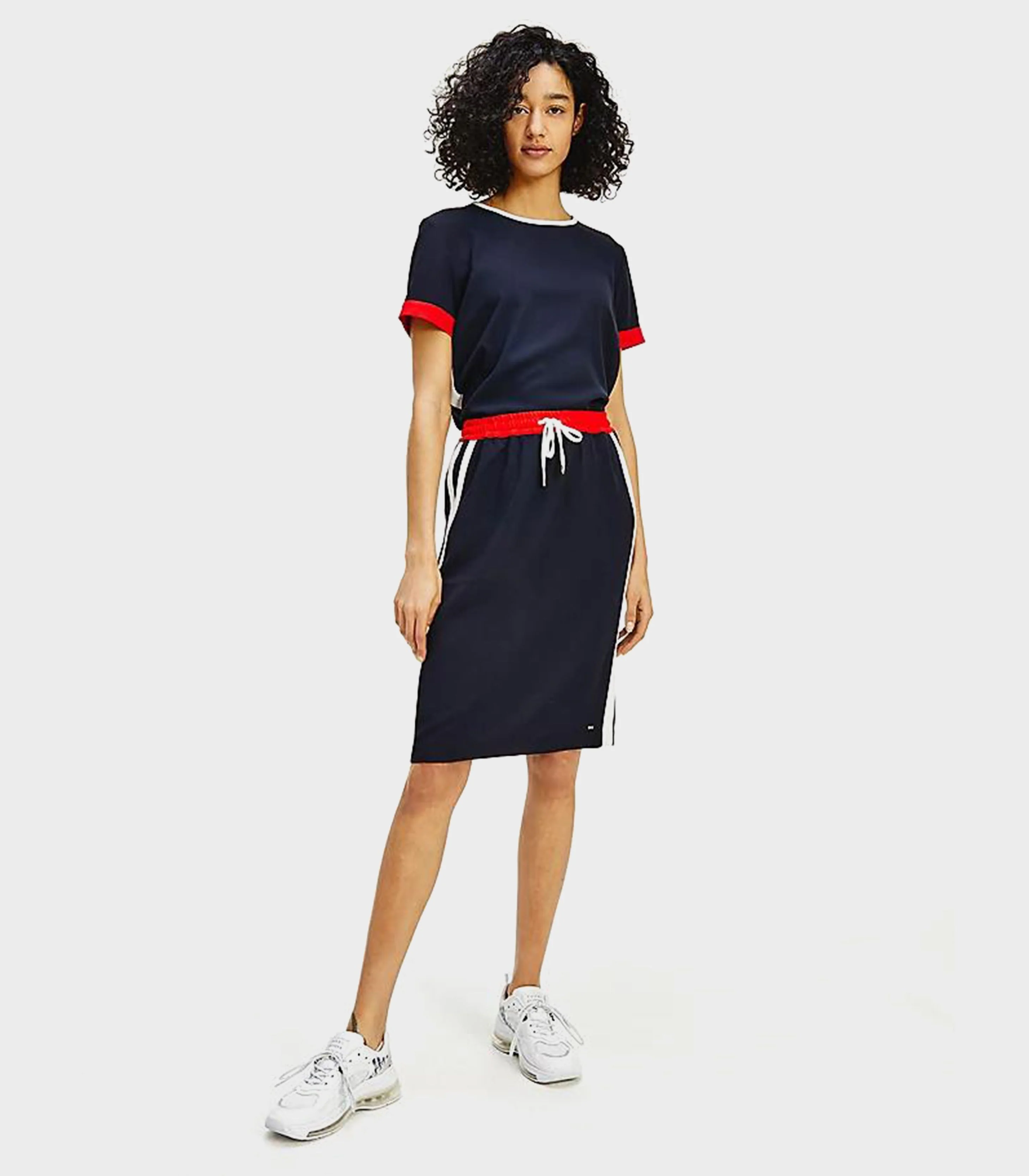 Tommy hilfiger - fluid twill knee skirt - women - Image 3