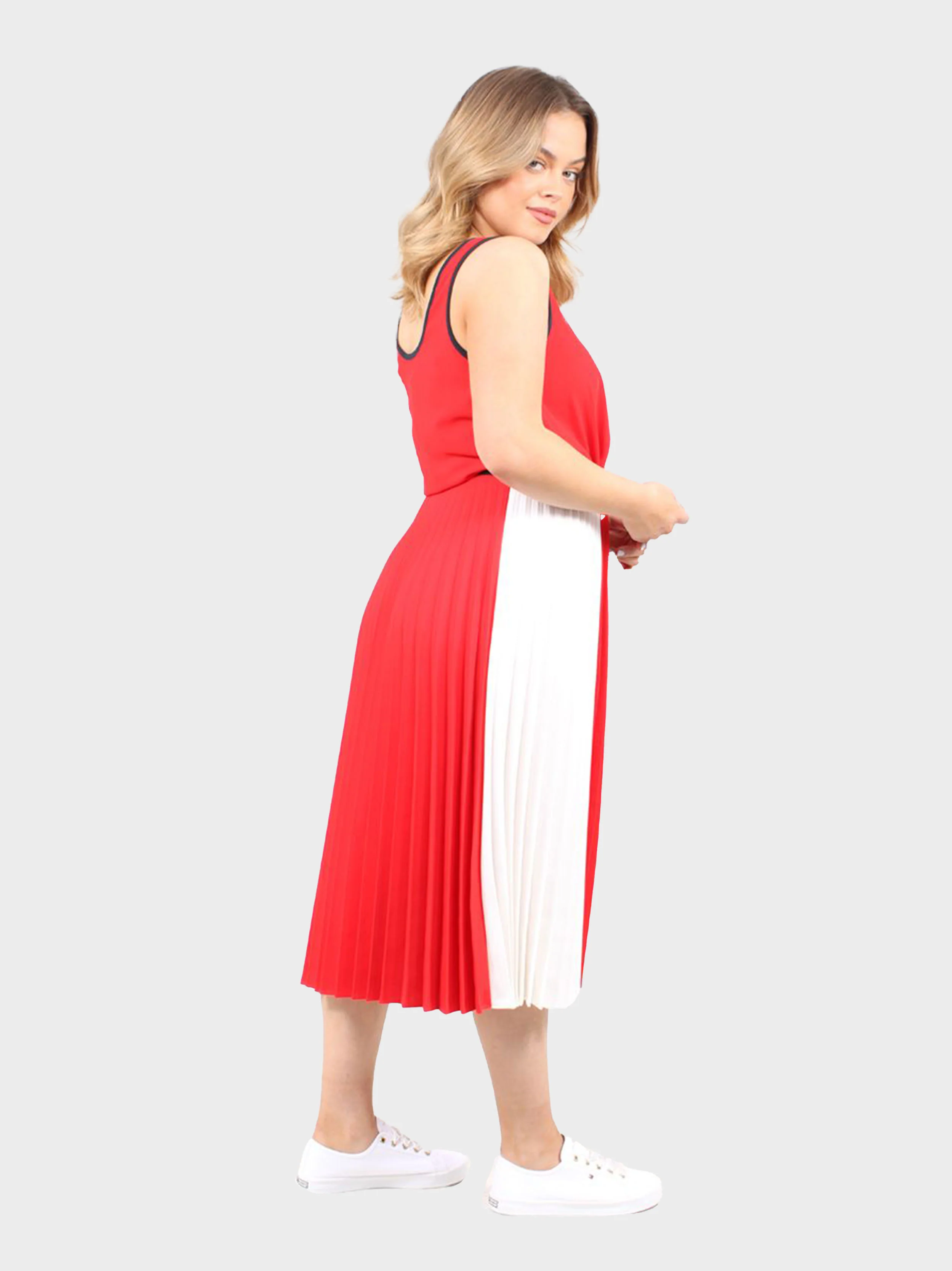 Tommy Hilfiger - Women's Sleeveless Pleated Dress - Image 4