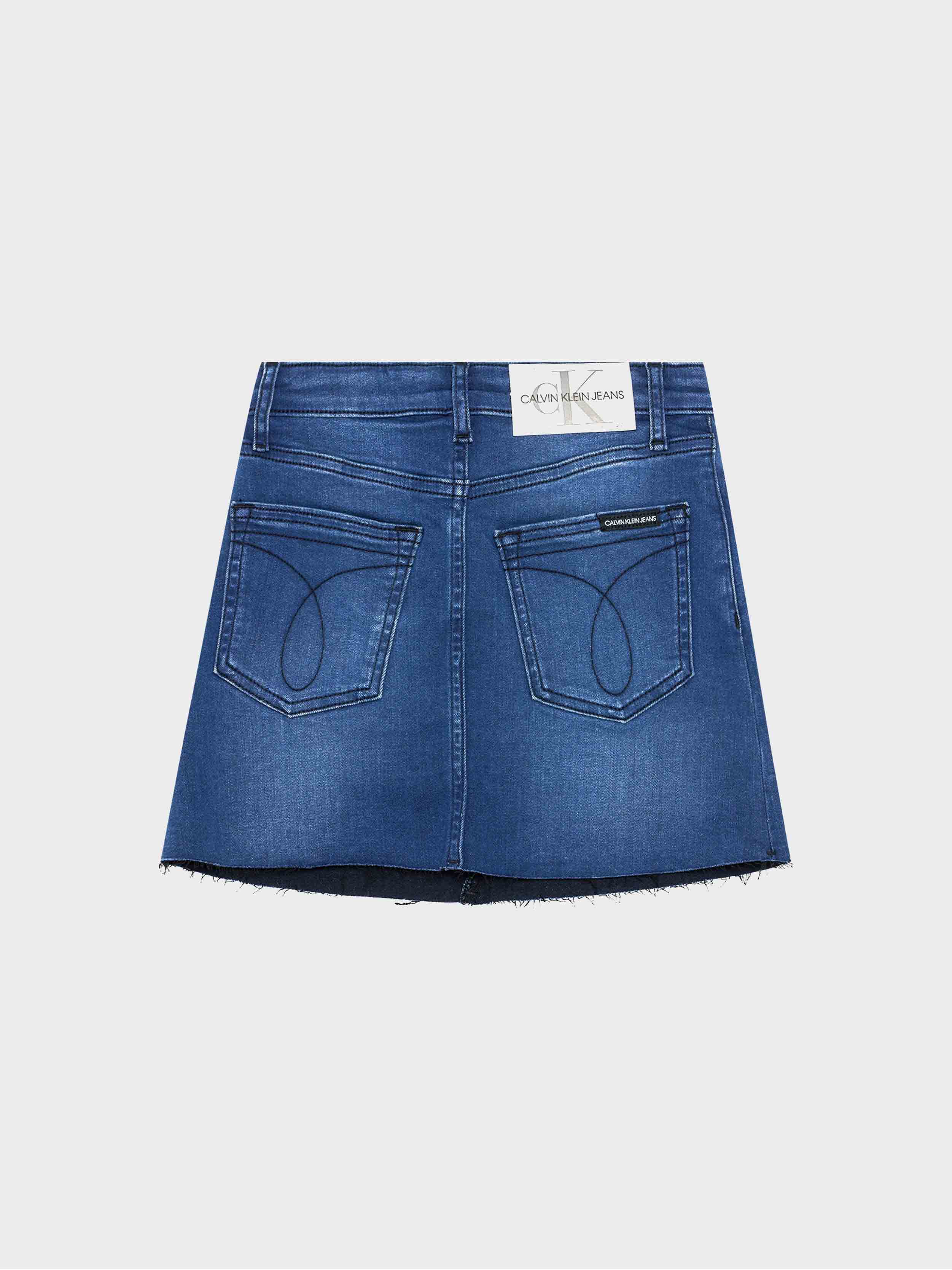 Calvin Klein - Girls' Denim Mini Skirt - Image 8
