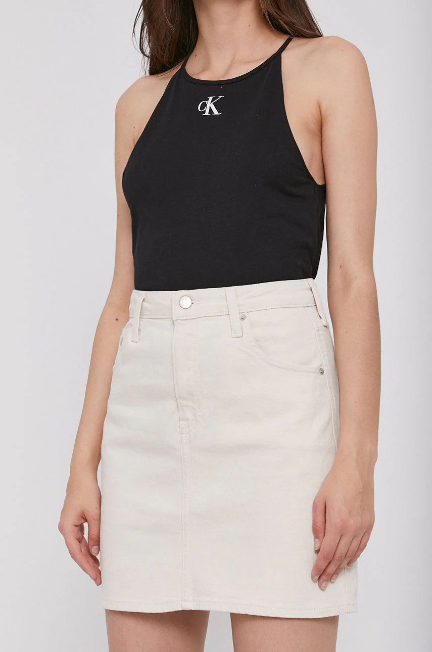 Calvin Klein Jeans - High Rise Mini Skirt - Image 2